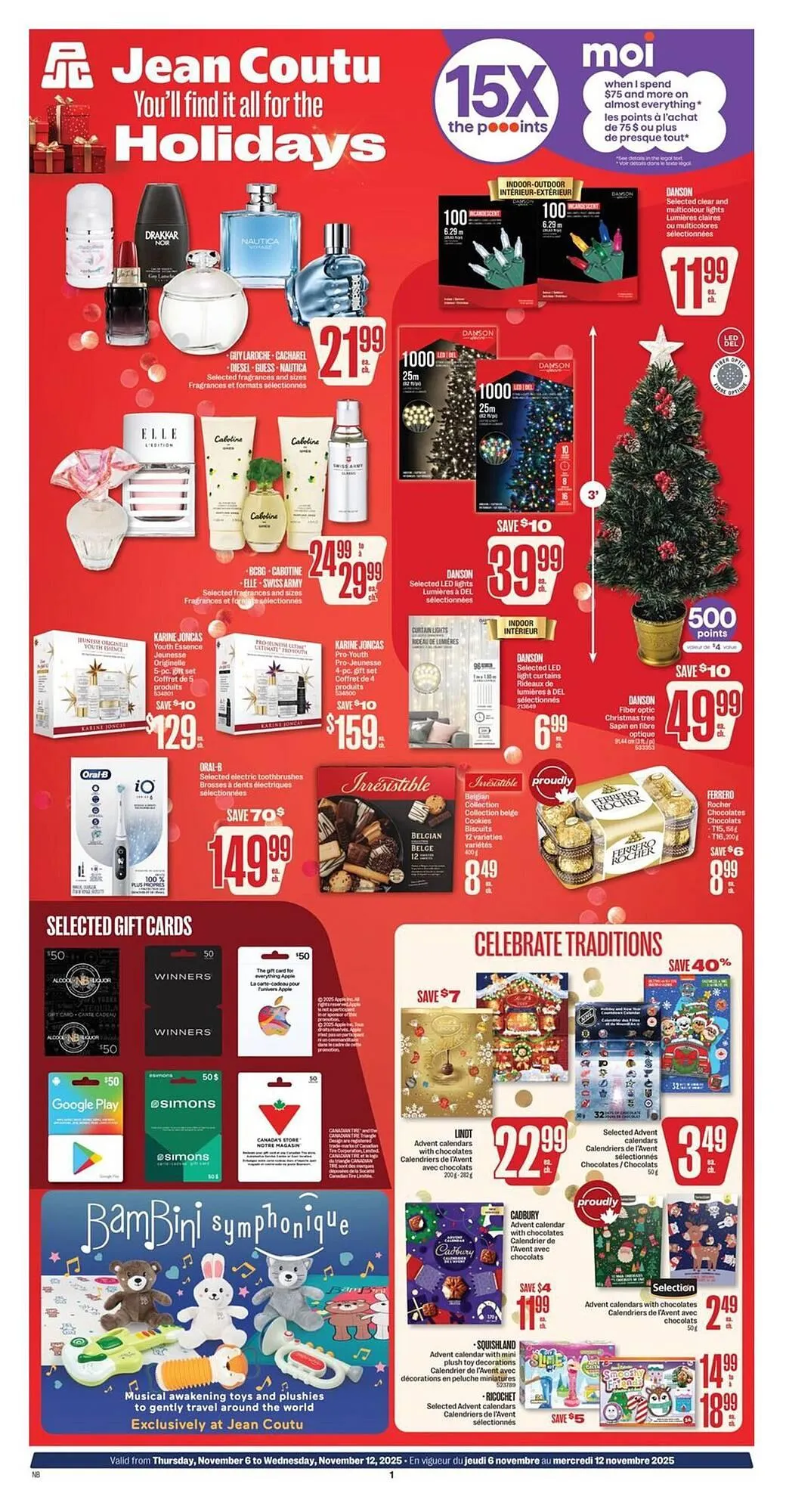 Jean Coutu flyer from November 6 to November 12 2025 - flyer page 1