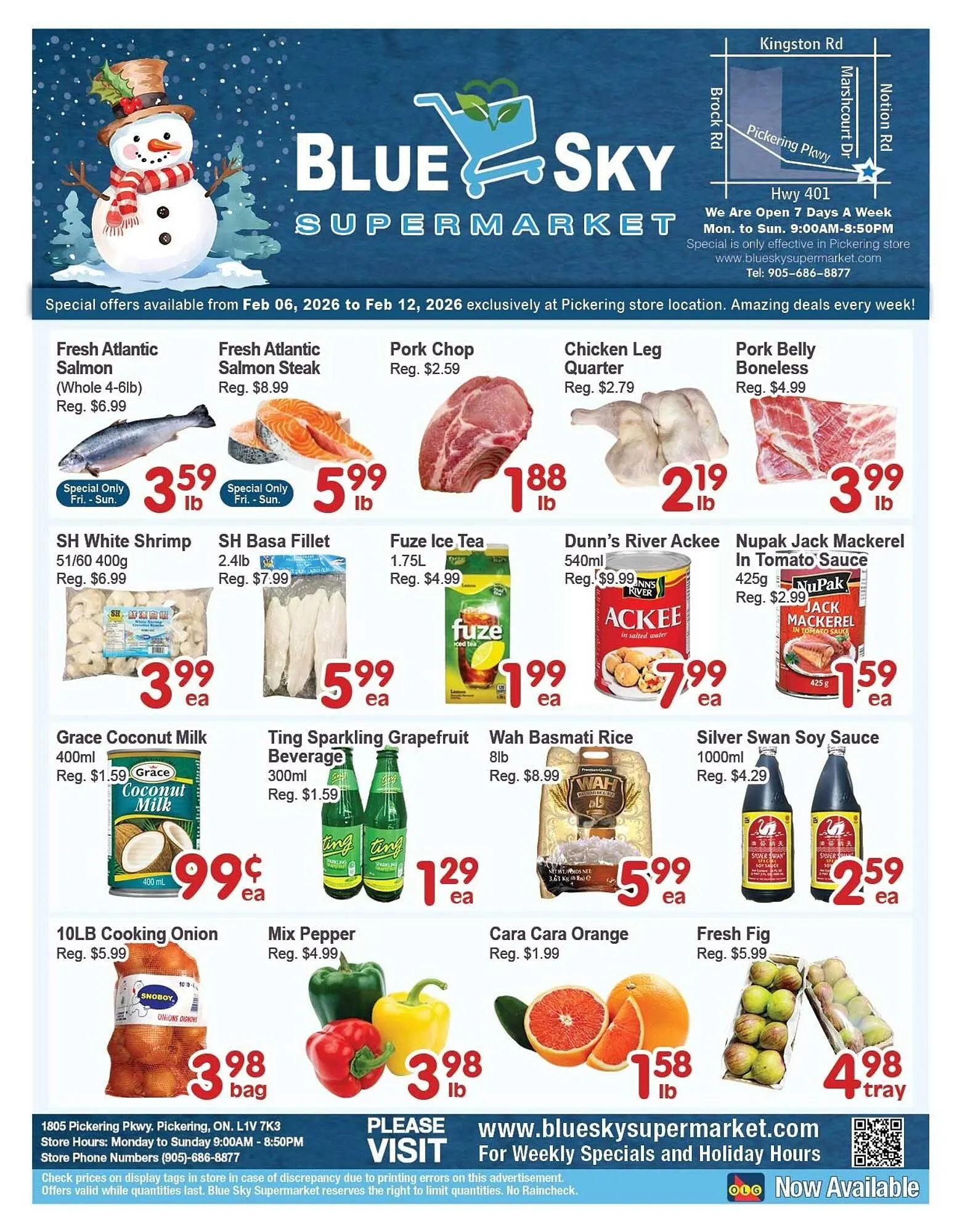 Blue Sky Supermarket flyer - 1