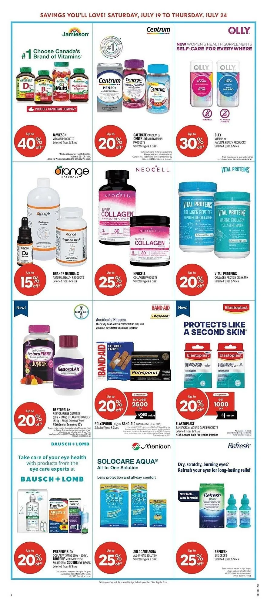Shoppers Drug Mart flyer from July 17 to July 23 2025 - flyer page 9