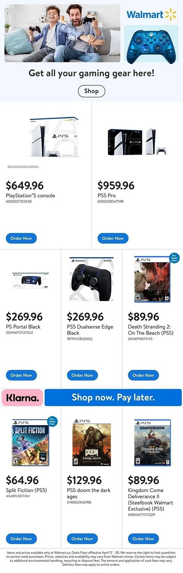 Walmart flyer from April 17 to May 1 2025 - flyer page 1