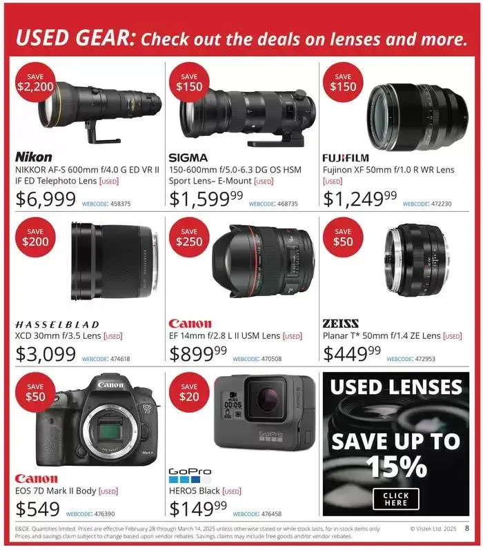 March Clearance from March 5 to March 14 2025 - flyer page 8