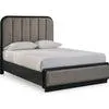 Rowanbeck Panel Bed - Gray/Black