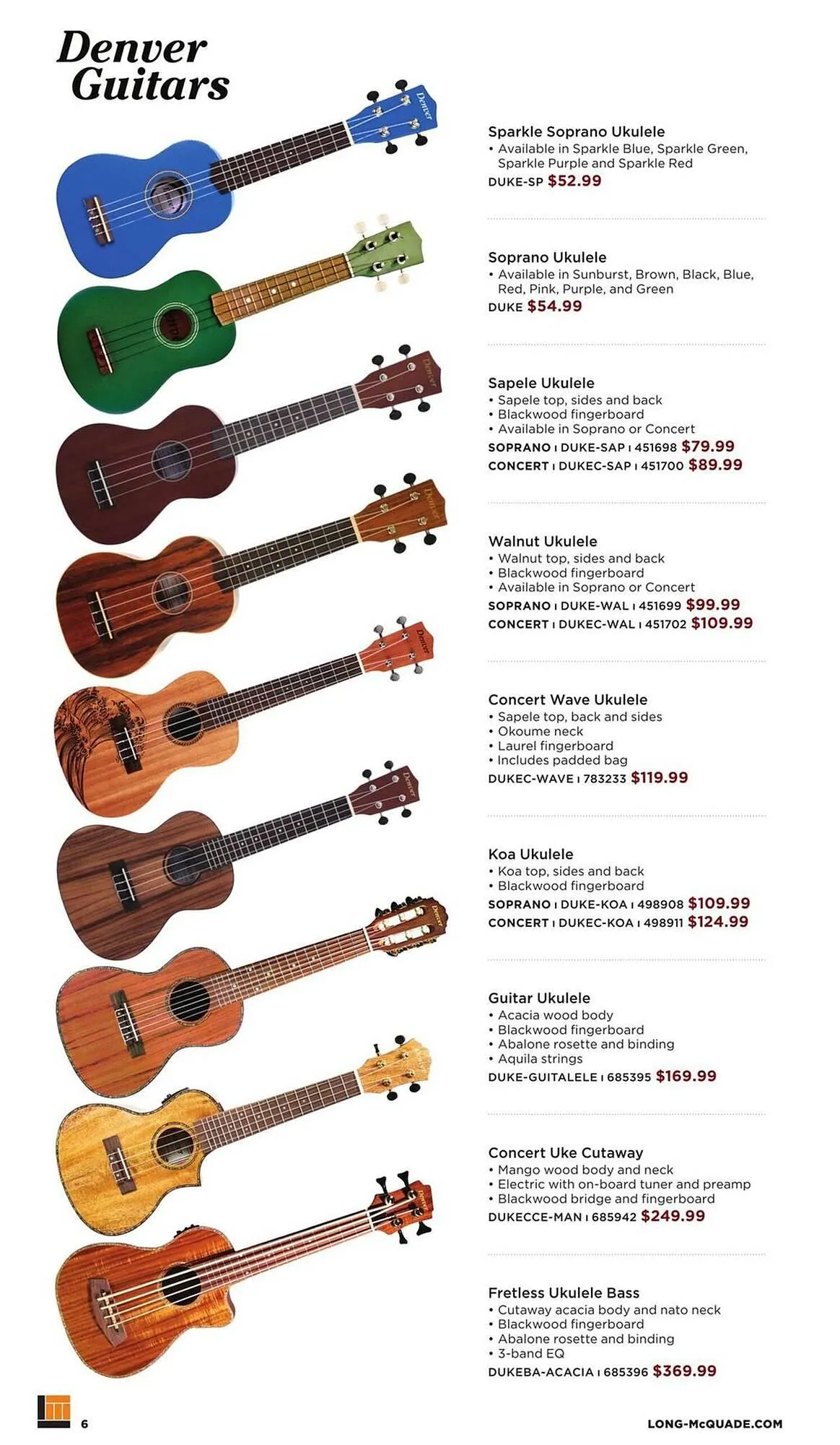 Long & McQuade flyer from October 9 to October 31 2025 - flyer page 6