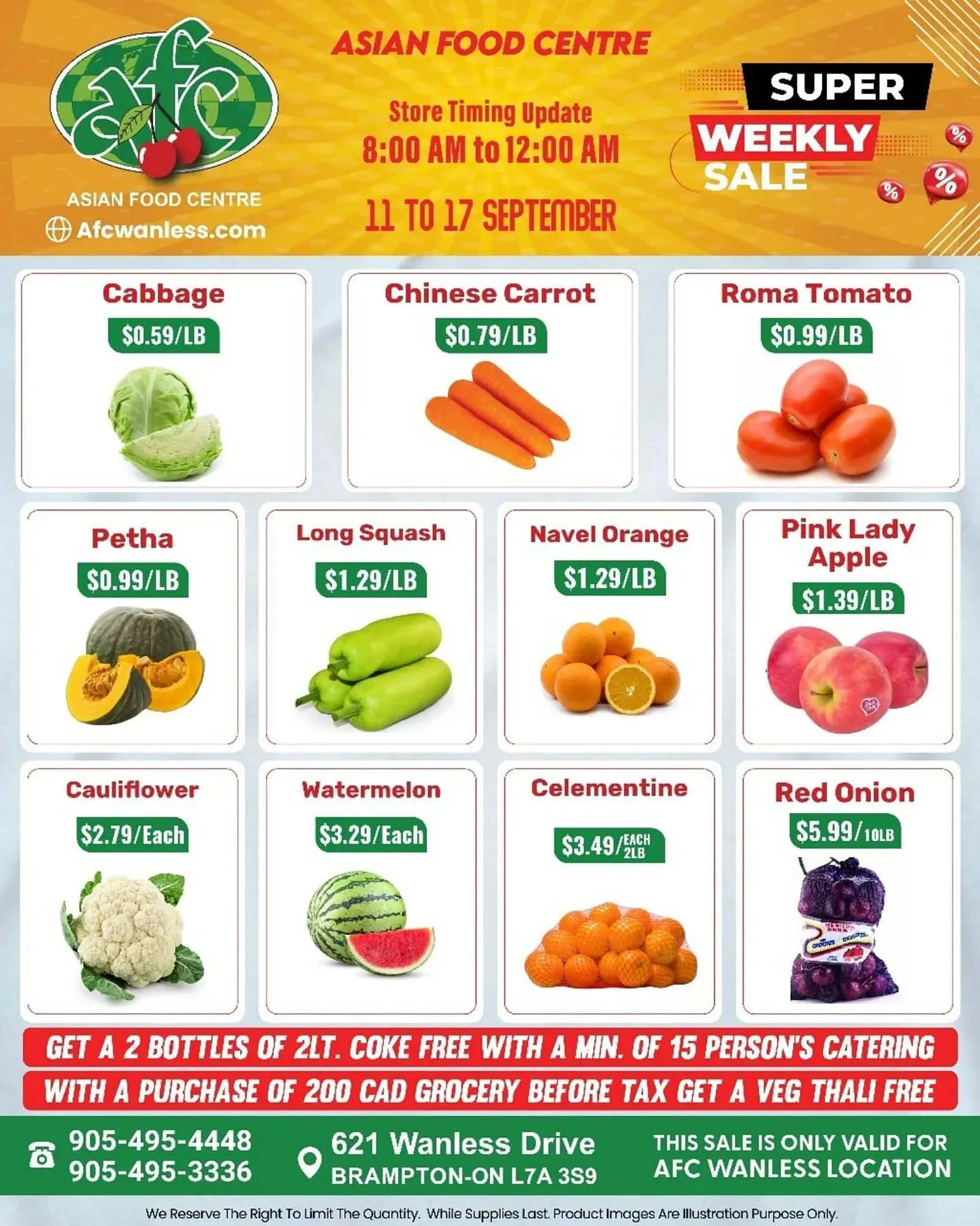 Asian Food Centre flyer from September 11 to September 17 2025 - flyer page 1
