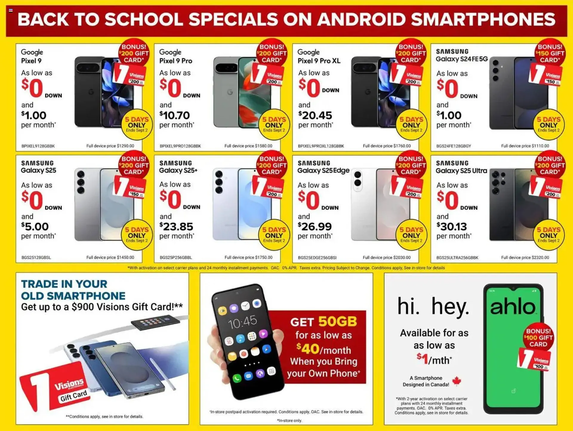 Visions Electronics flyer from August 29 to September 5 2025 - flyer page 7