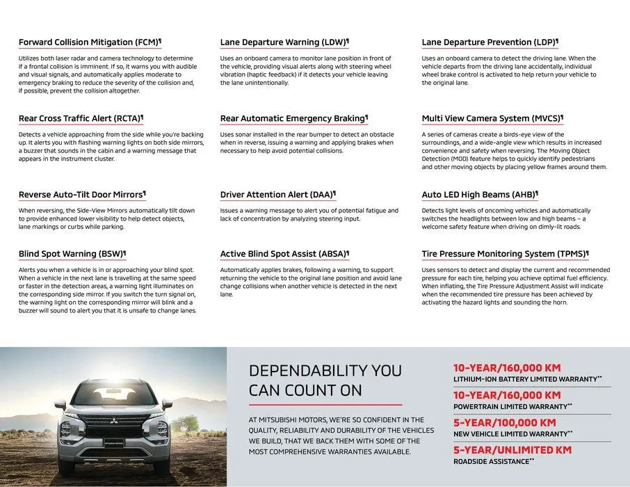 Mitsubishi OutlanderPHEV Brochure from October 31 to December 31 2024 - flyer page 11