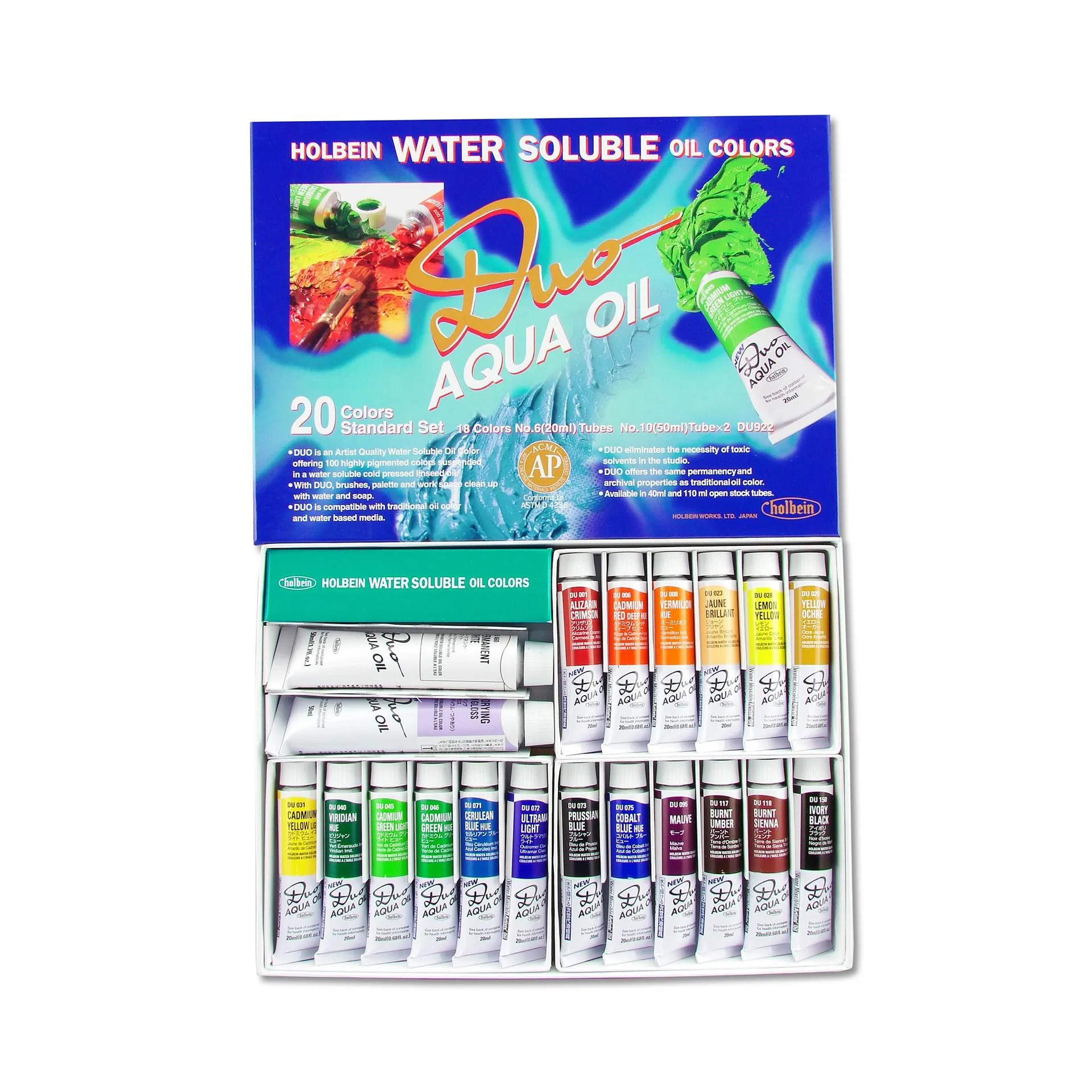 Duo Aqua Oil Paint Set