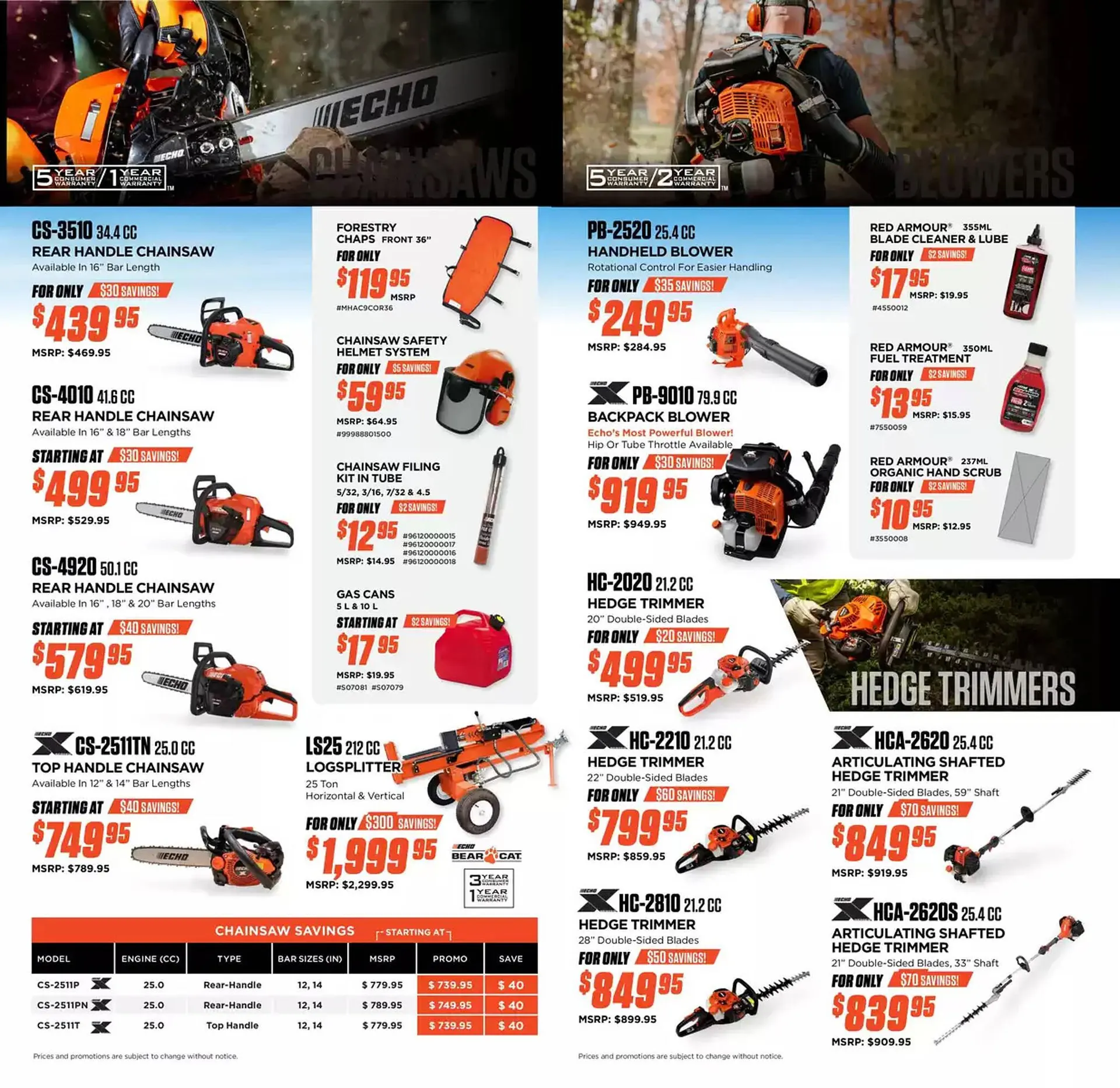 Echo flyer from March 3 to July 31 2025 - flyer page 4