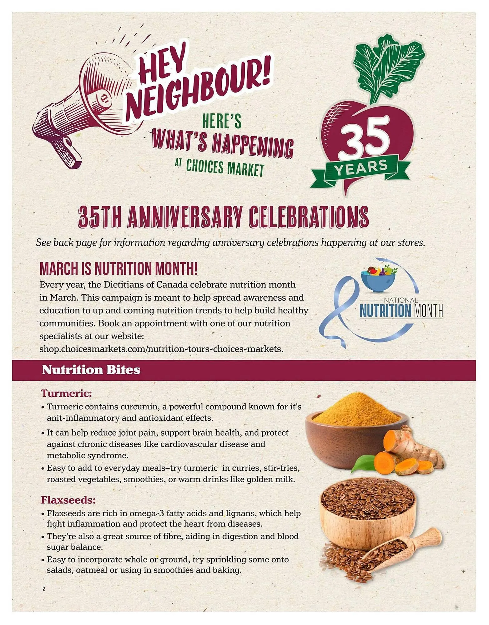 Choices Market flyer from March 1 to March 31 2026 - flyer page 2