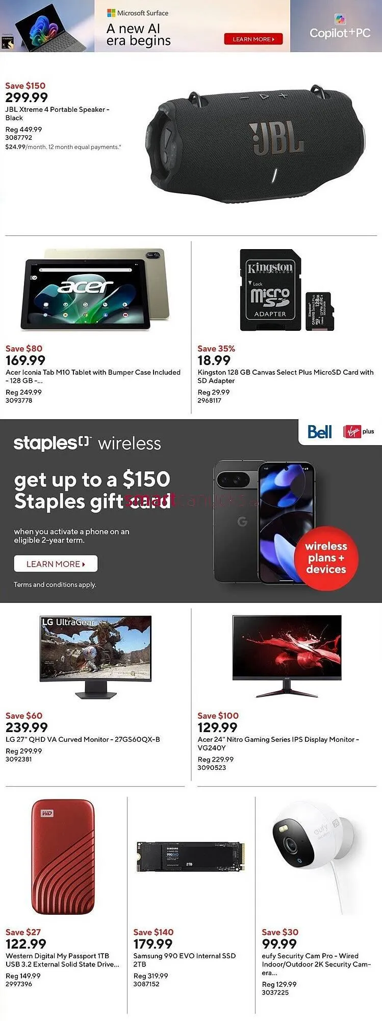 Staples flyer from November 1 to November 7 2024 - flyer page 2
