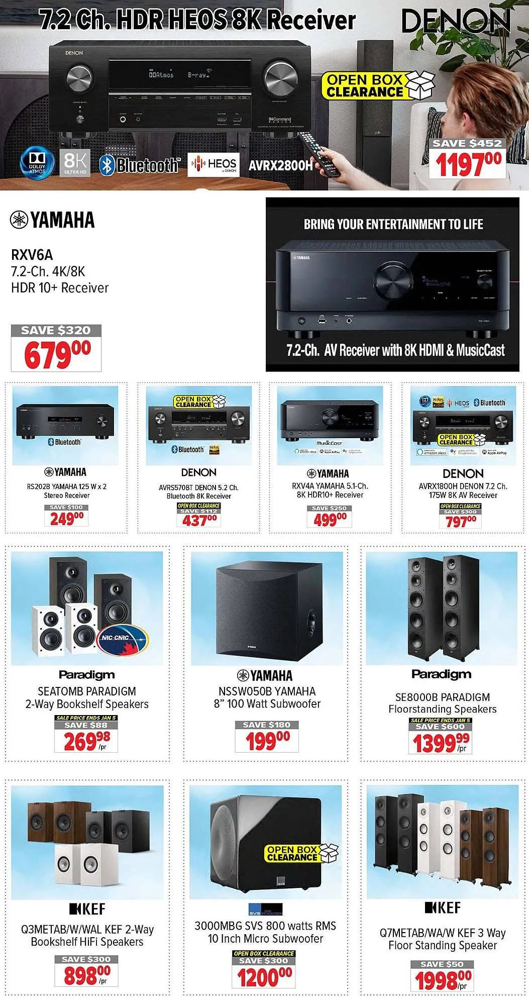 2001 Audio Video flyer from January 2 to January 9 2026 - flyer page 4