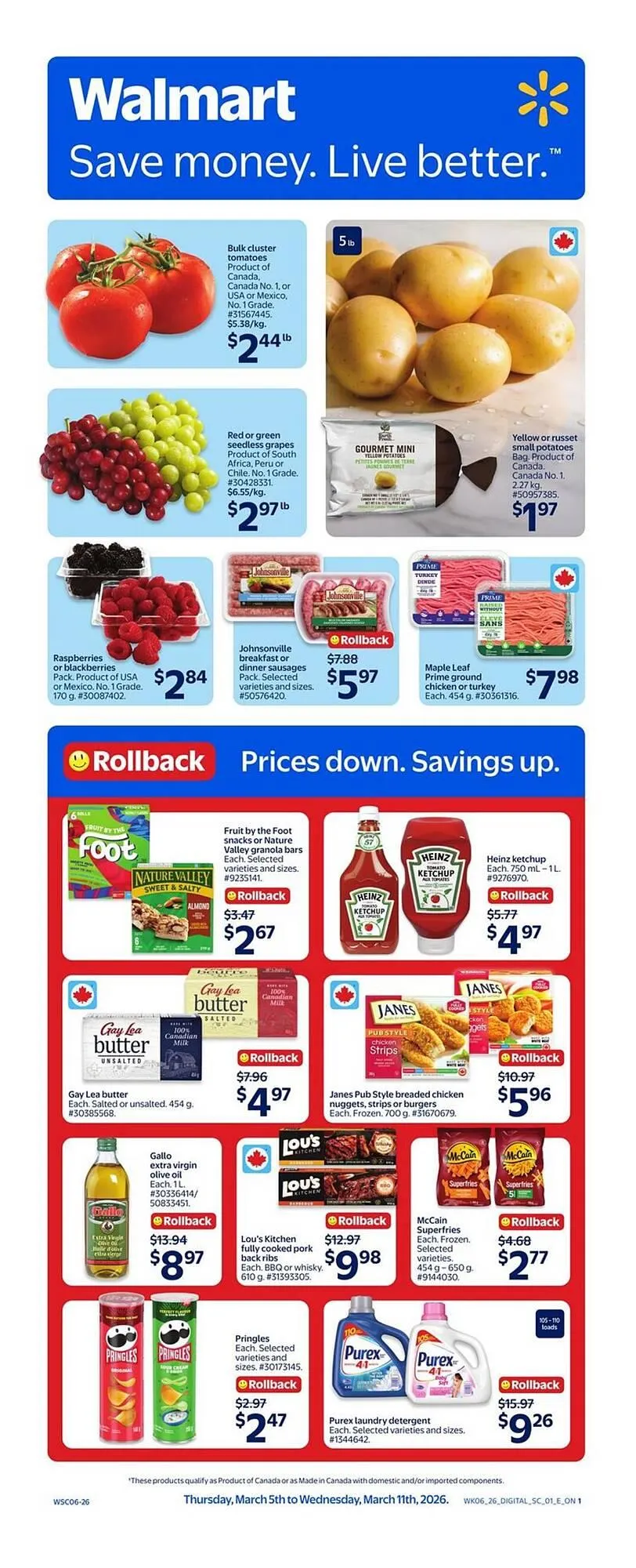 Walmart flyer - 1