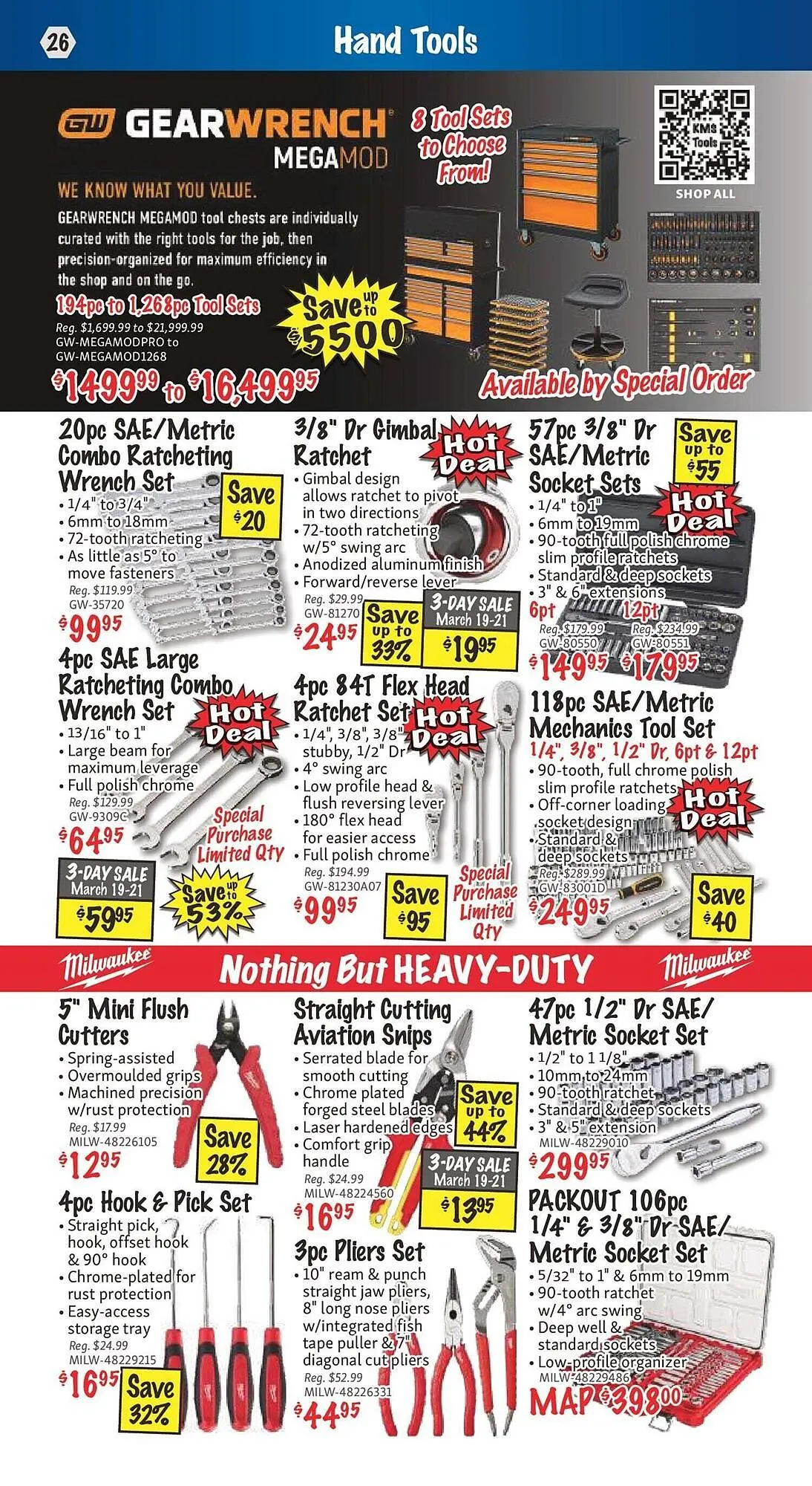 KMS Tools flyer from March 2 to March 16 2026 - flyer page 26
