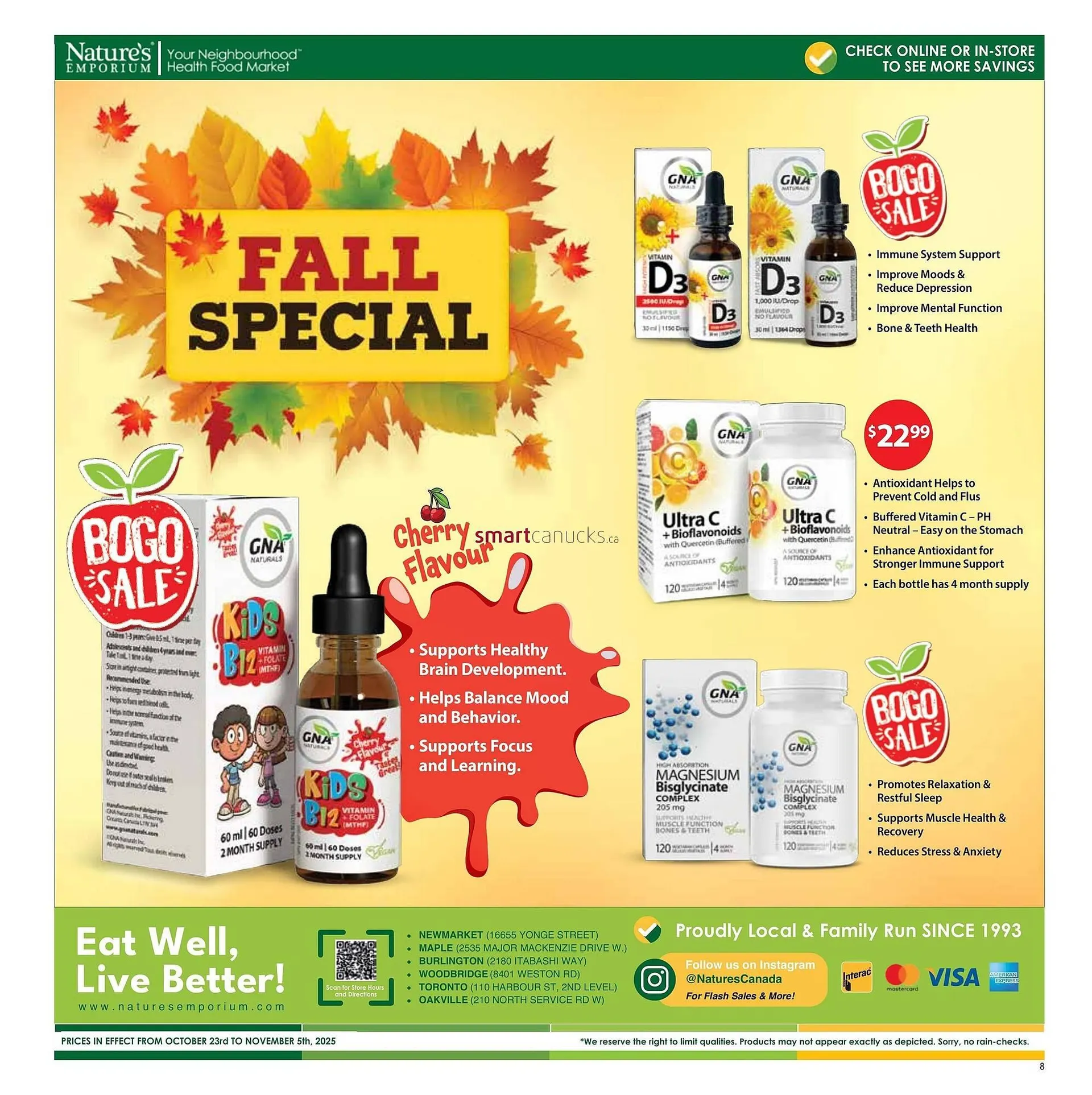 Nature's Emporium flyer from October 23 to November 5 2025 - flyer page 8