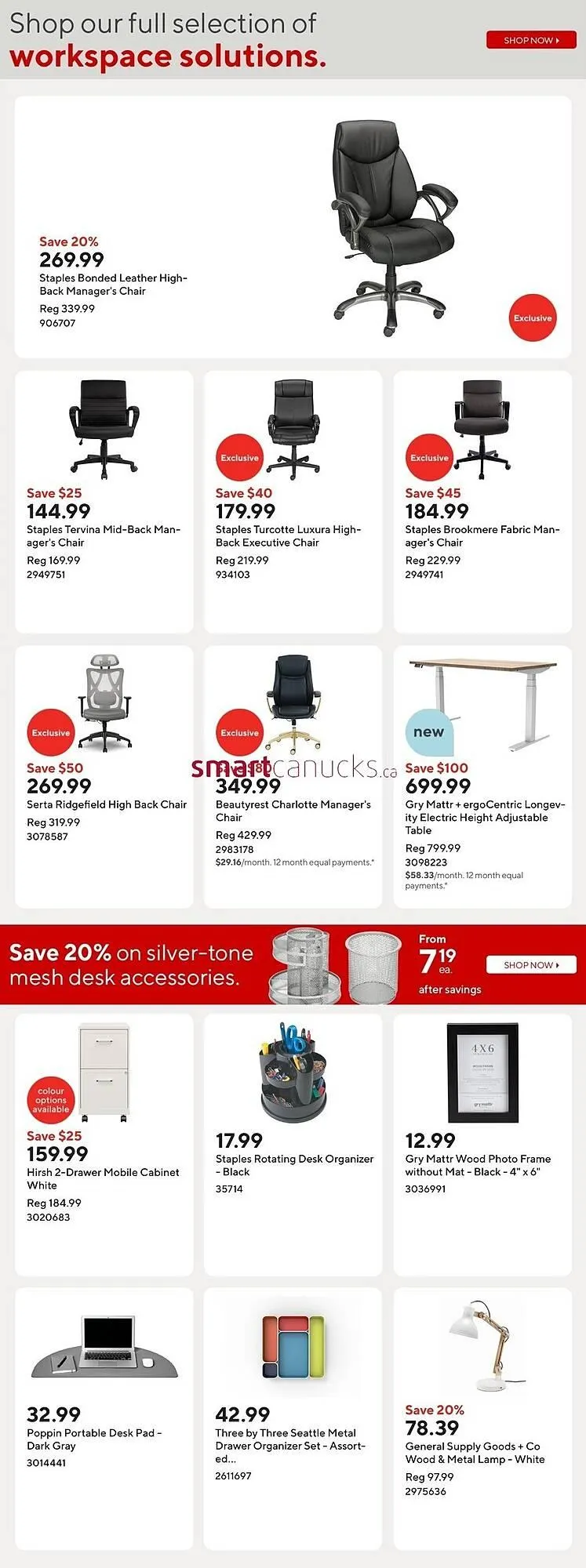 Staples flyer from March 26 to April 1 2025 - flyer page 14