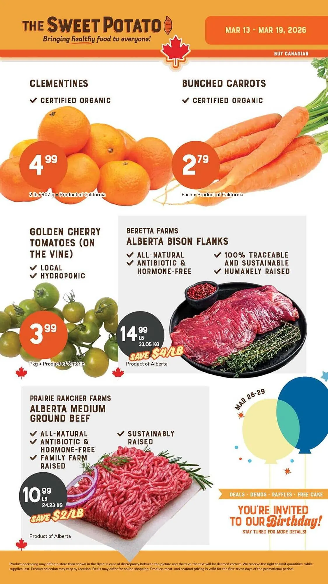 The Sweet Potato flyer - 1