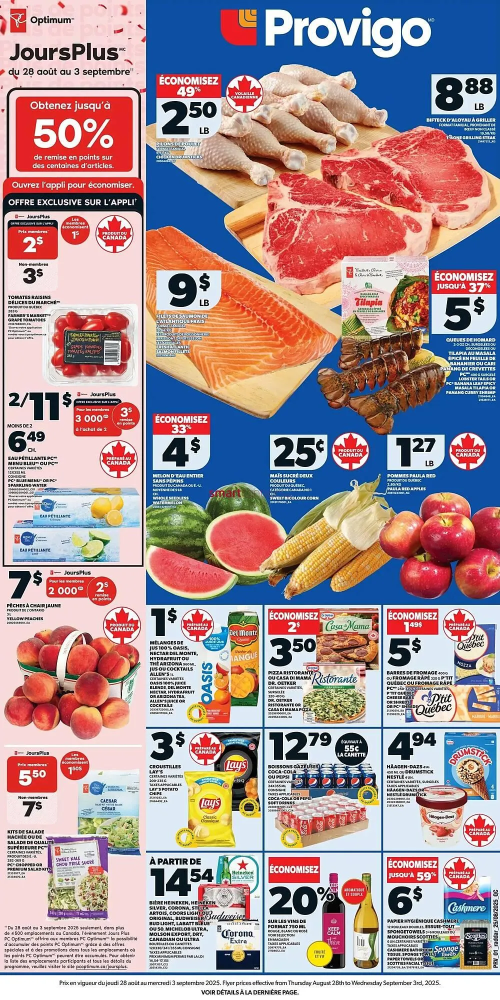Provigo flyer from August 28 to September 3 2025 - flyer page 1