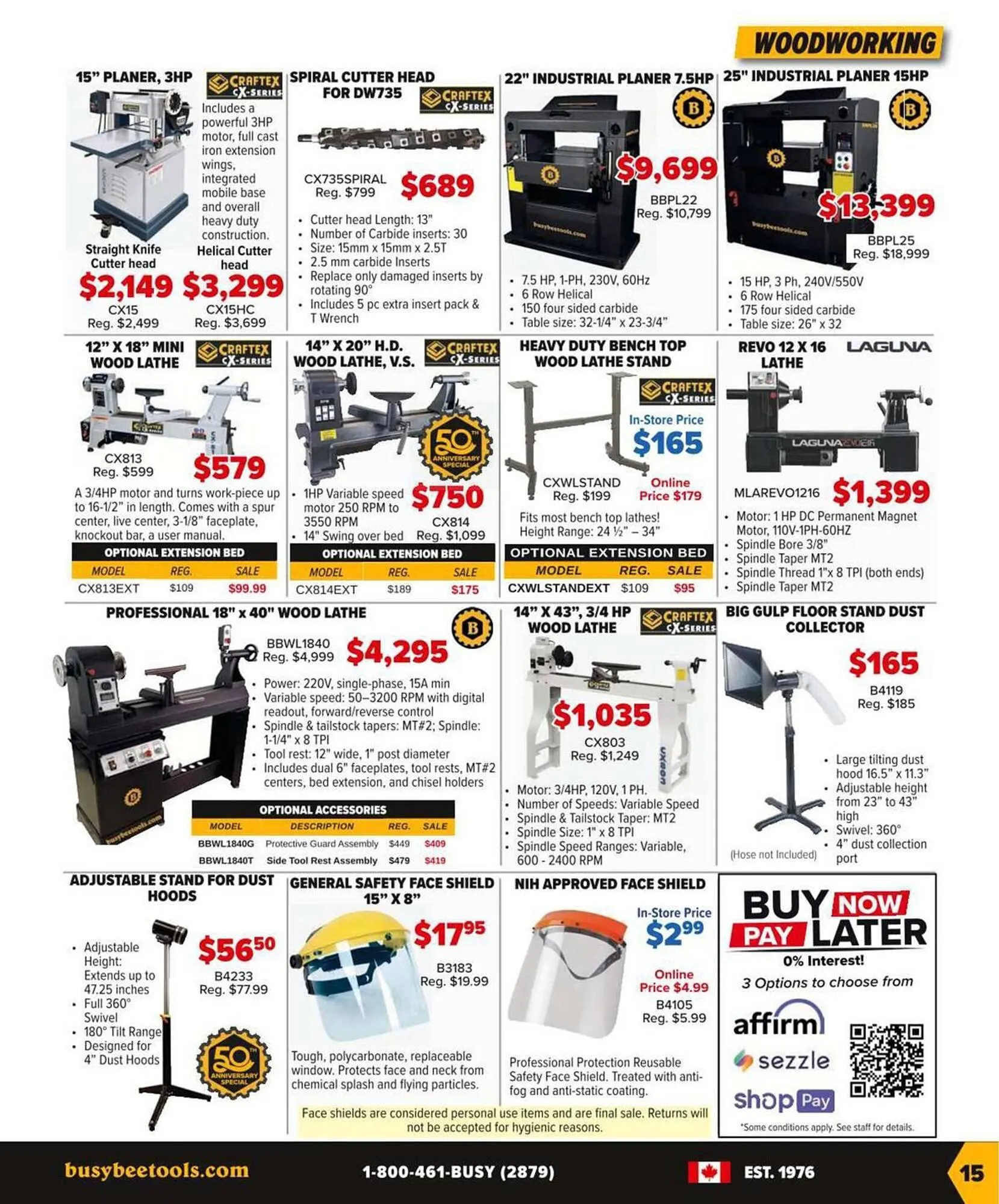 Busy Bee Tools flyer from January 19 to March 28 2026 - flyer page 15