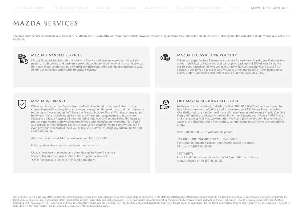 Mazda CX-30 from February 21 to February 21 2026 - flyer page 29