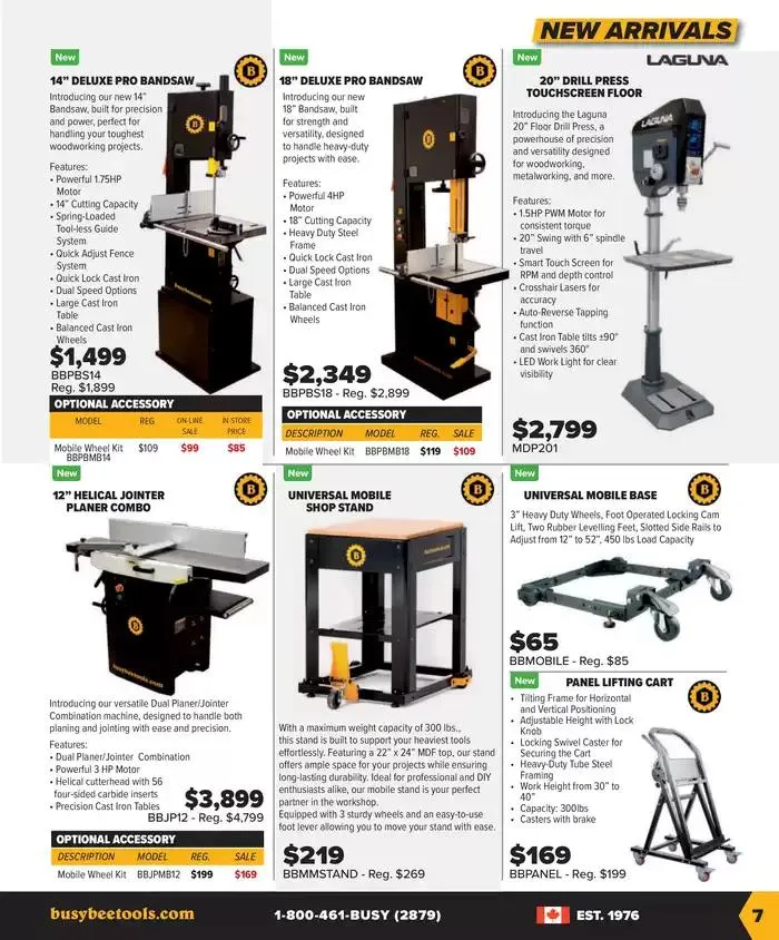 Busy Bee Tools Winter Catalogue from January 6 to March 22 2025 - flyer page 7