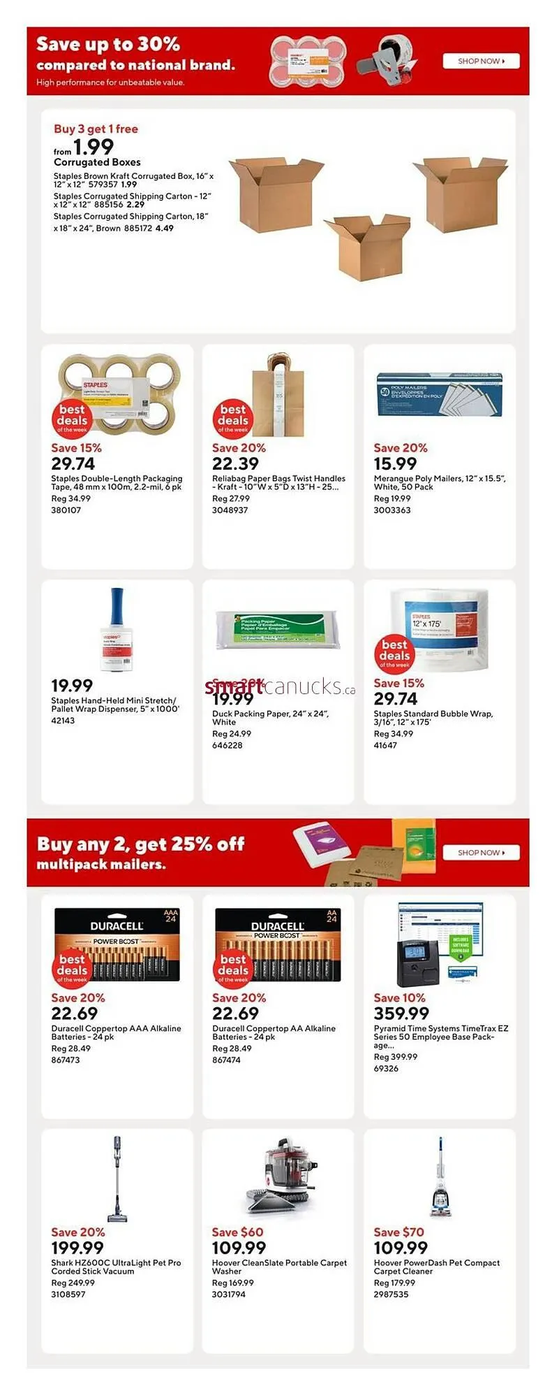 Staples flyer from September 12 to September 18 2025 - flyer page 14