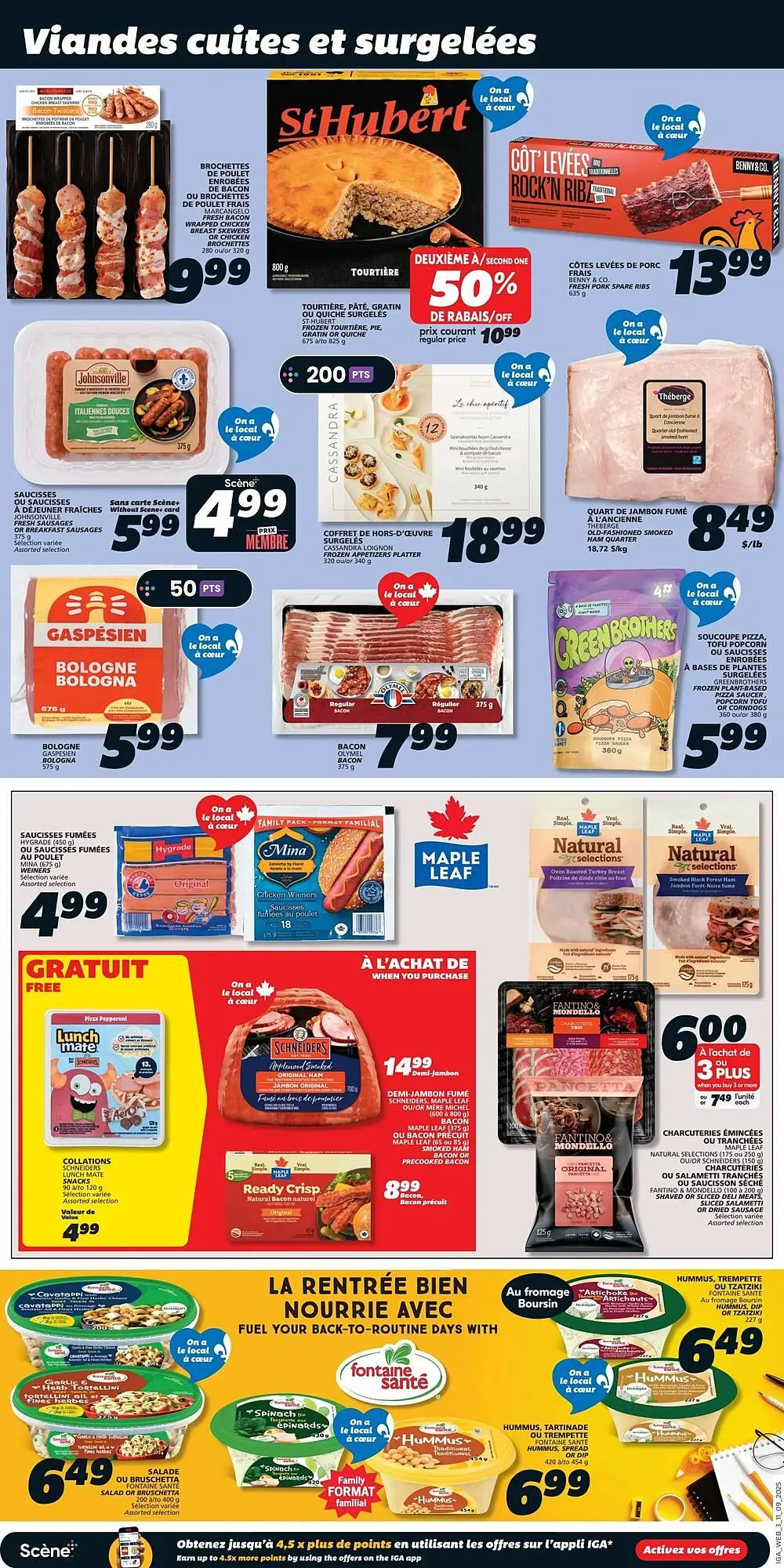 IGA flyer from September 11 to September 24 2025 - flyer page 5