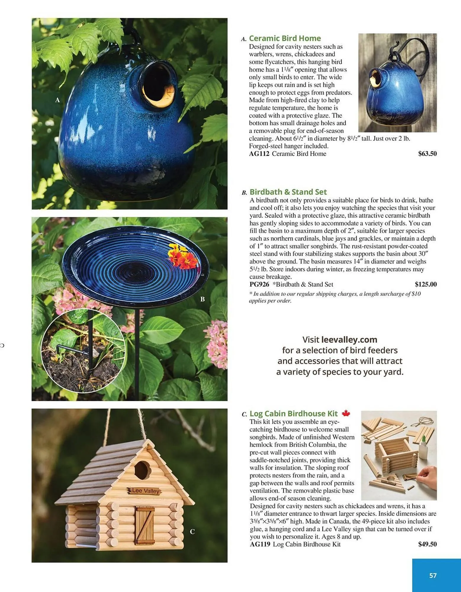 Lee Valley Tools flyer from July 8 to December 31 2025 - flyer page 57