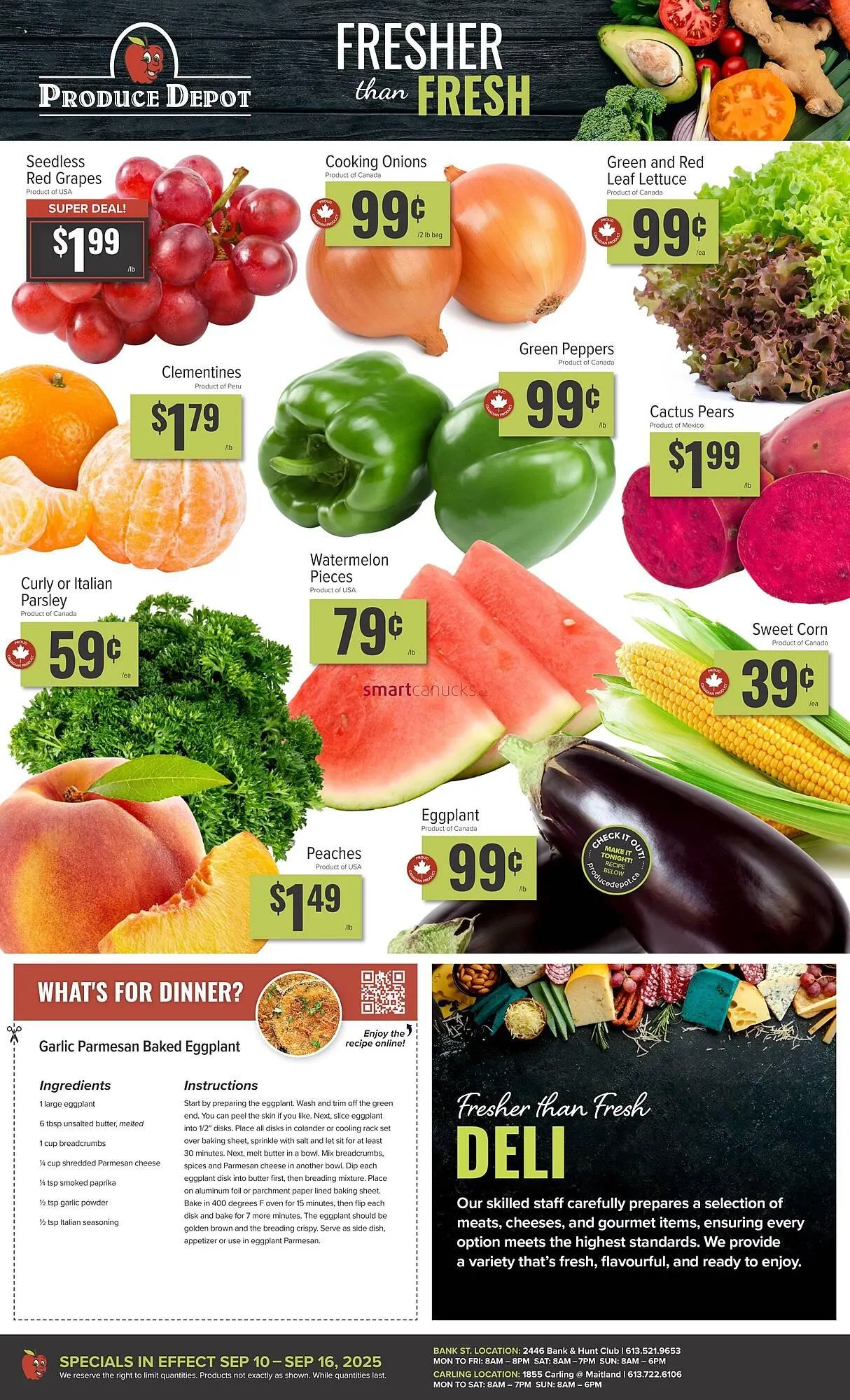 Produce Depot flyer from September 10 to September 16 2025 - flyer page 1