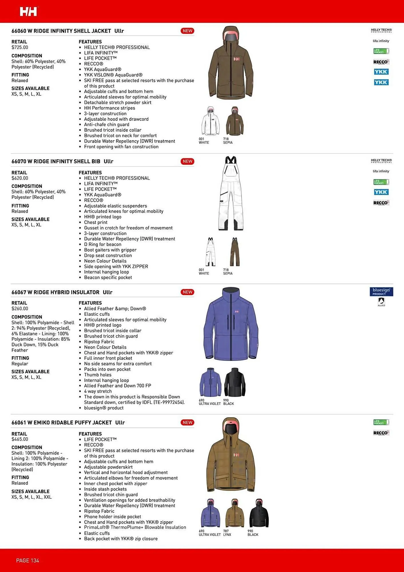 Helly Hansen flyer from September 11 to February 28 2026 - flyer page 134