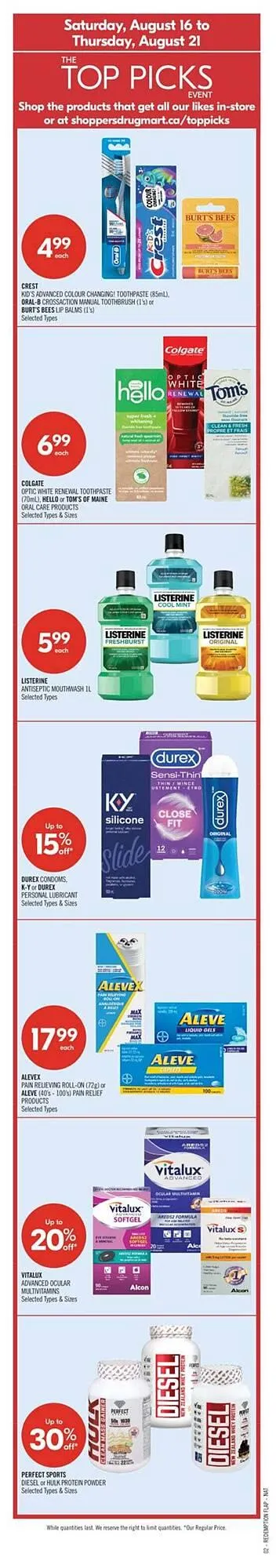 Shoppers Drug Mart flyer from August 14 to August 21 2025 - flyer page 3