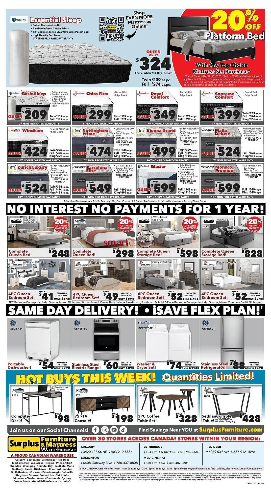 Surplus Furniture flyer from July 3 to July 17 2025 - flyer page 2