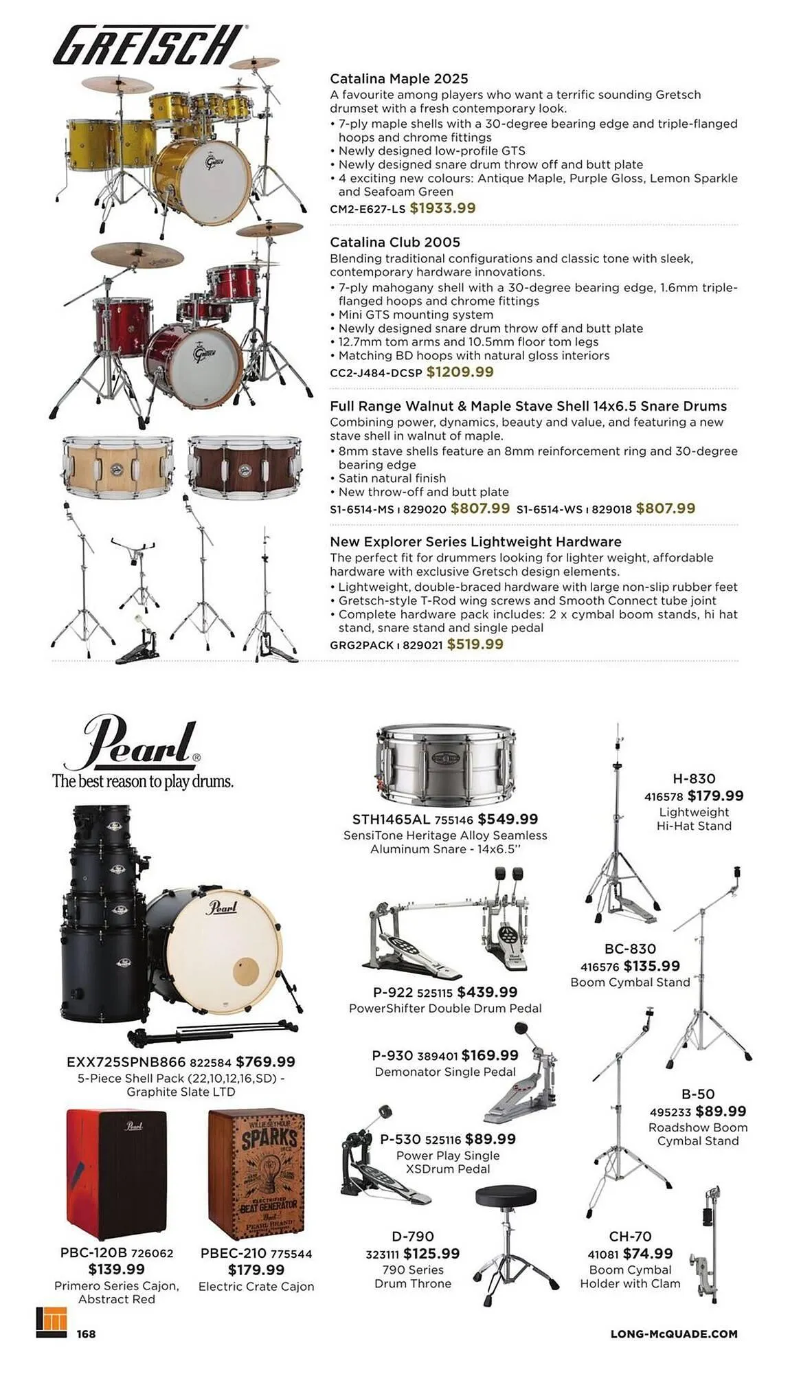 Long & McQuade flyer from November 5 to July 31 2026 - flyer page 168