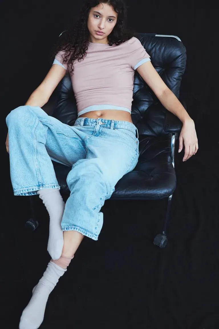 2-pack Crop T-shirts