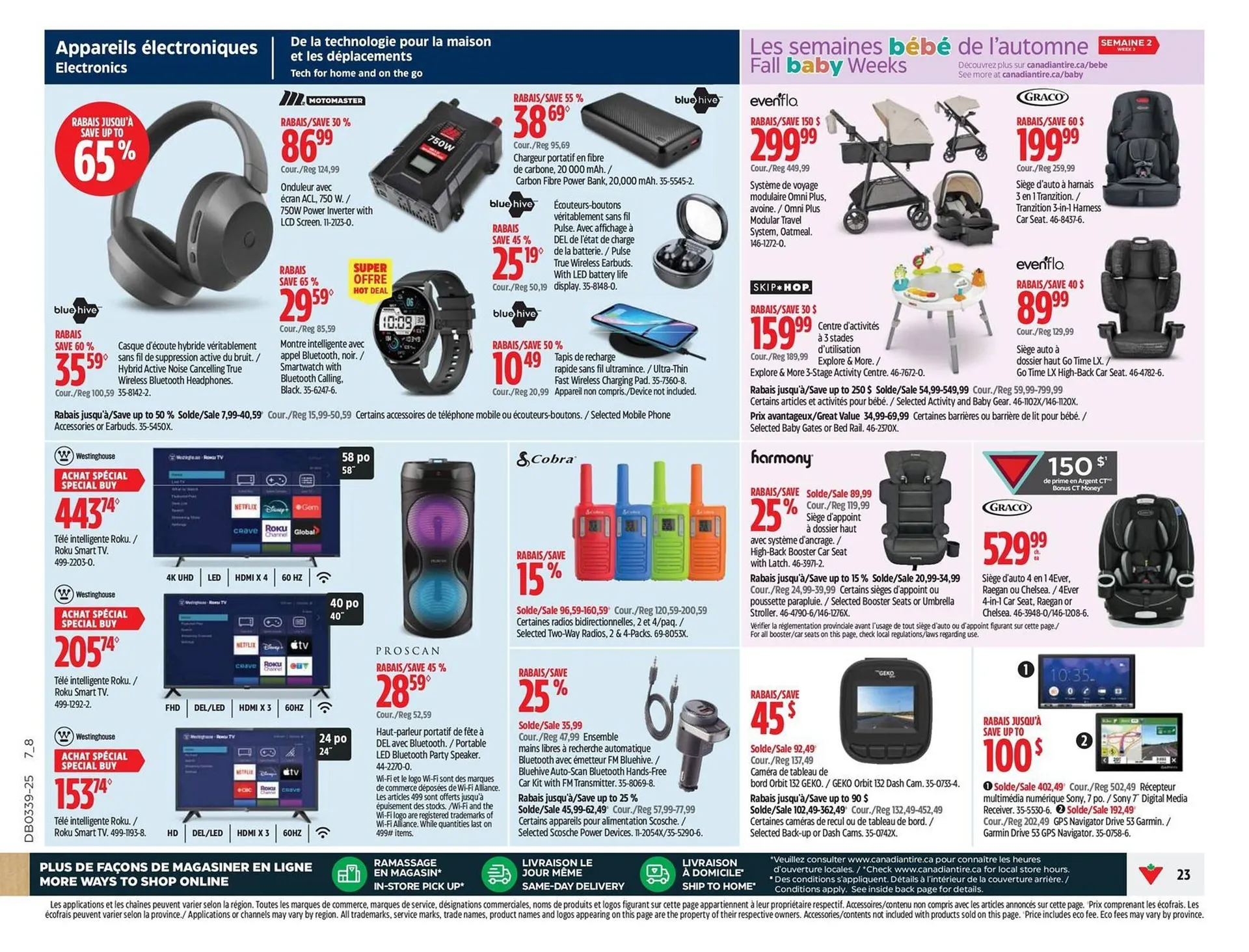Canadian Tire flyer from September 18 to September 25 2025 - flyer page 23