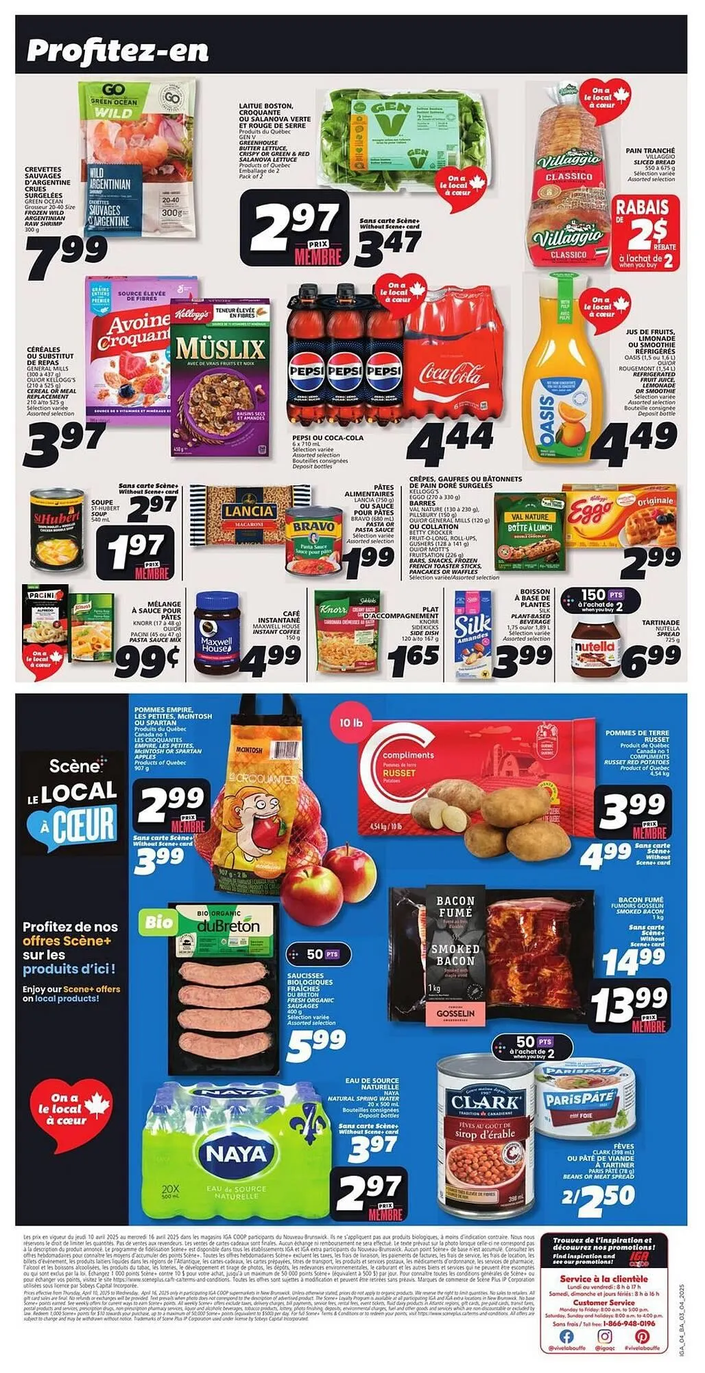 IGA flyer from April 10 to April 23 2025 - flyer page 2