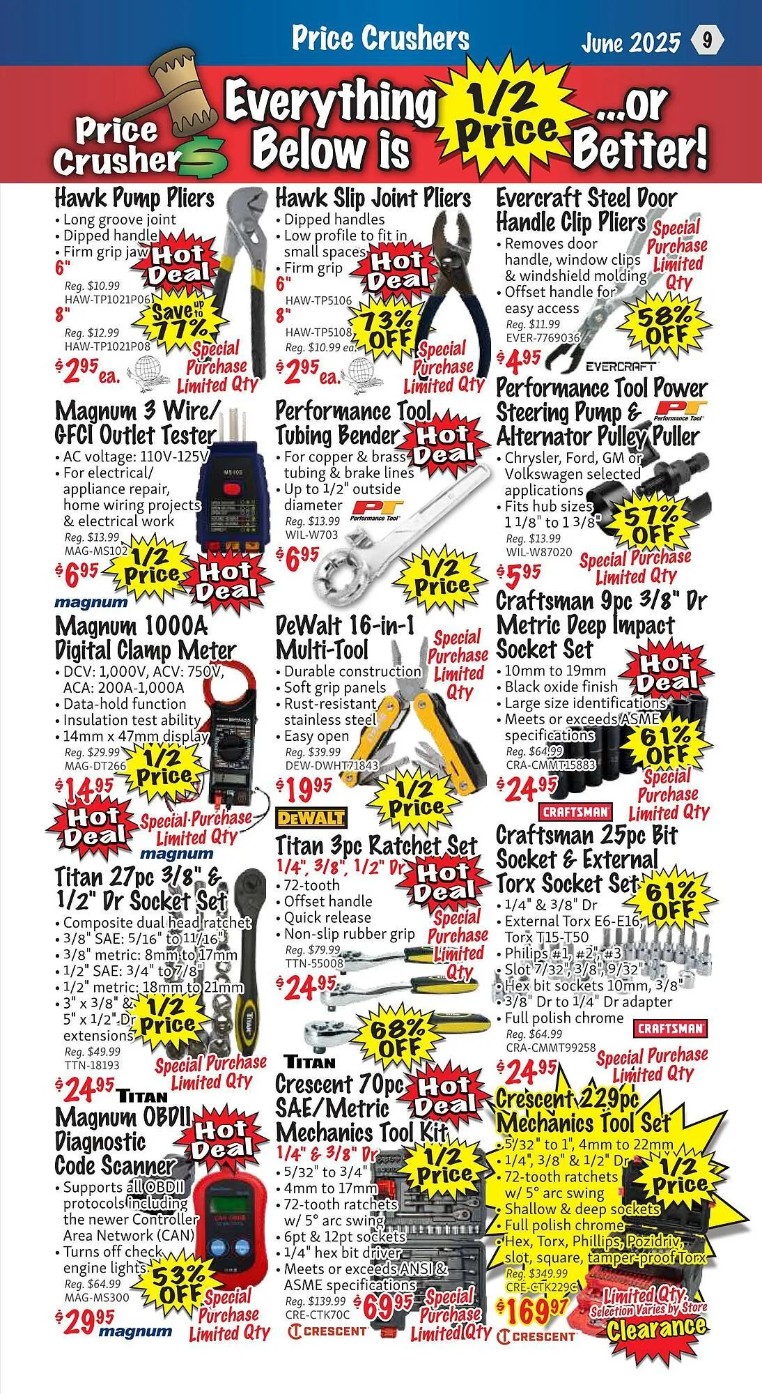 KMS Tools flyer from June 1 to June 30 2025 - flyer page 9