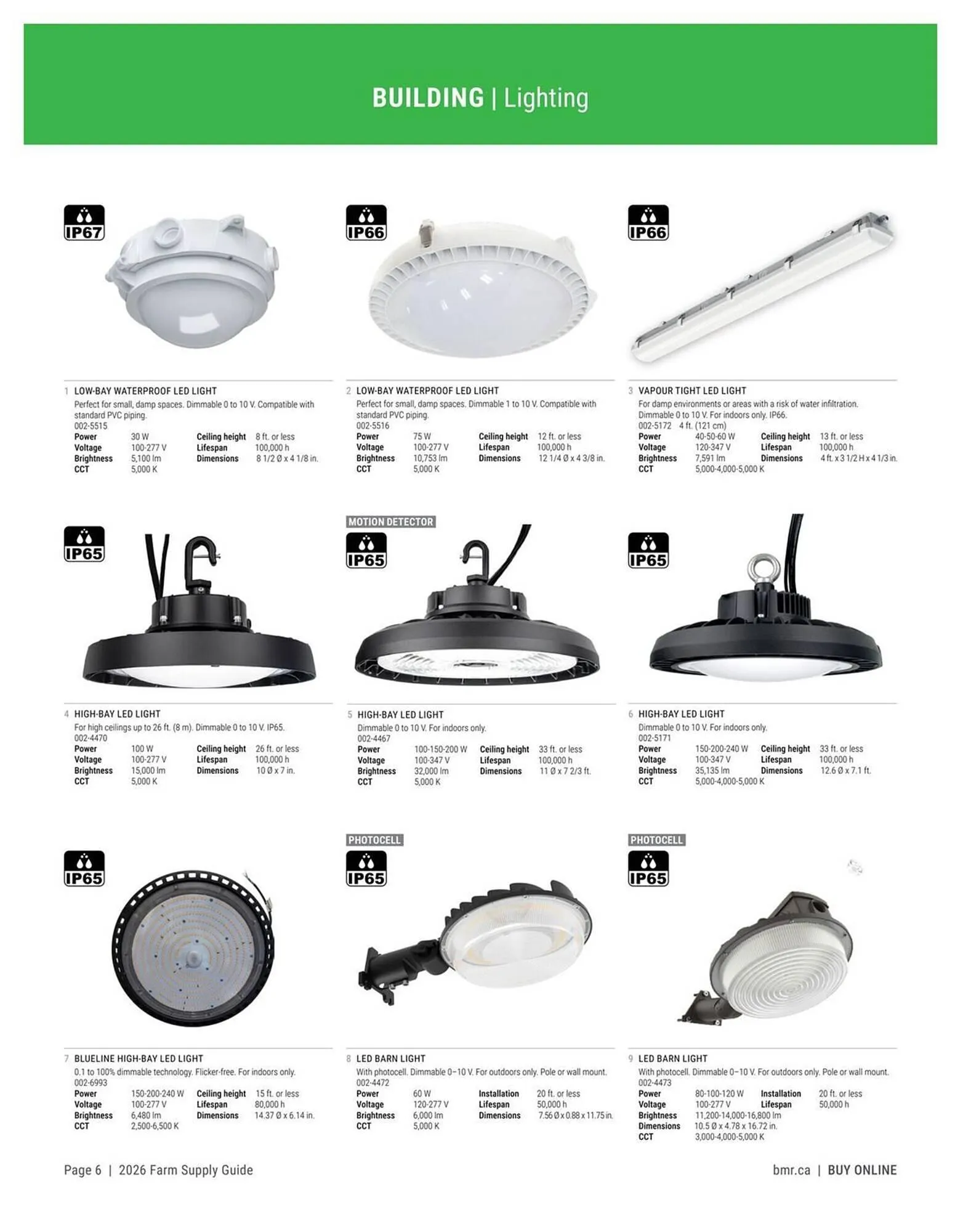 BMR flyer from January 9 to December 31 2026 - flyer page 6