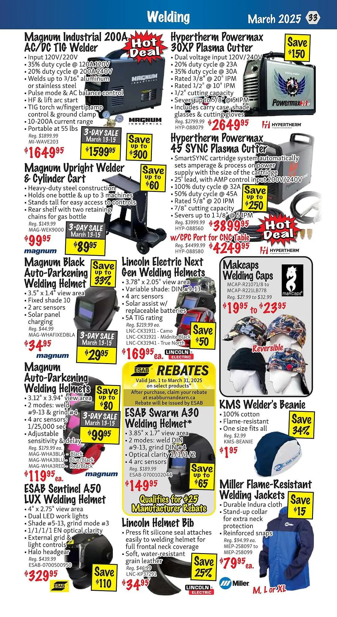 KMS Tools flyer from March 1 to March 31 2025 - flyer page 33