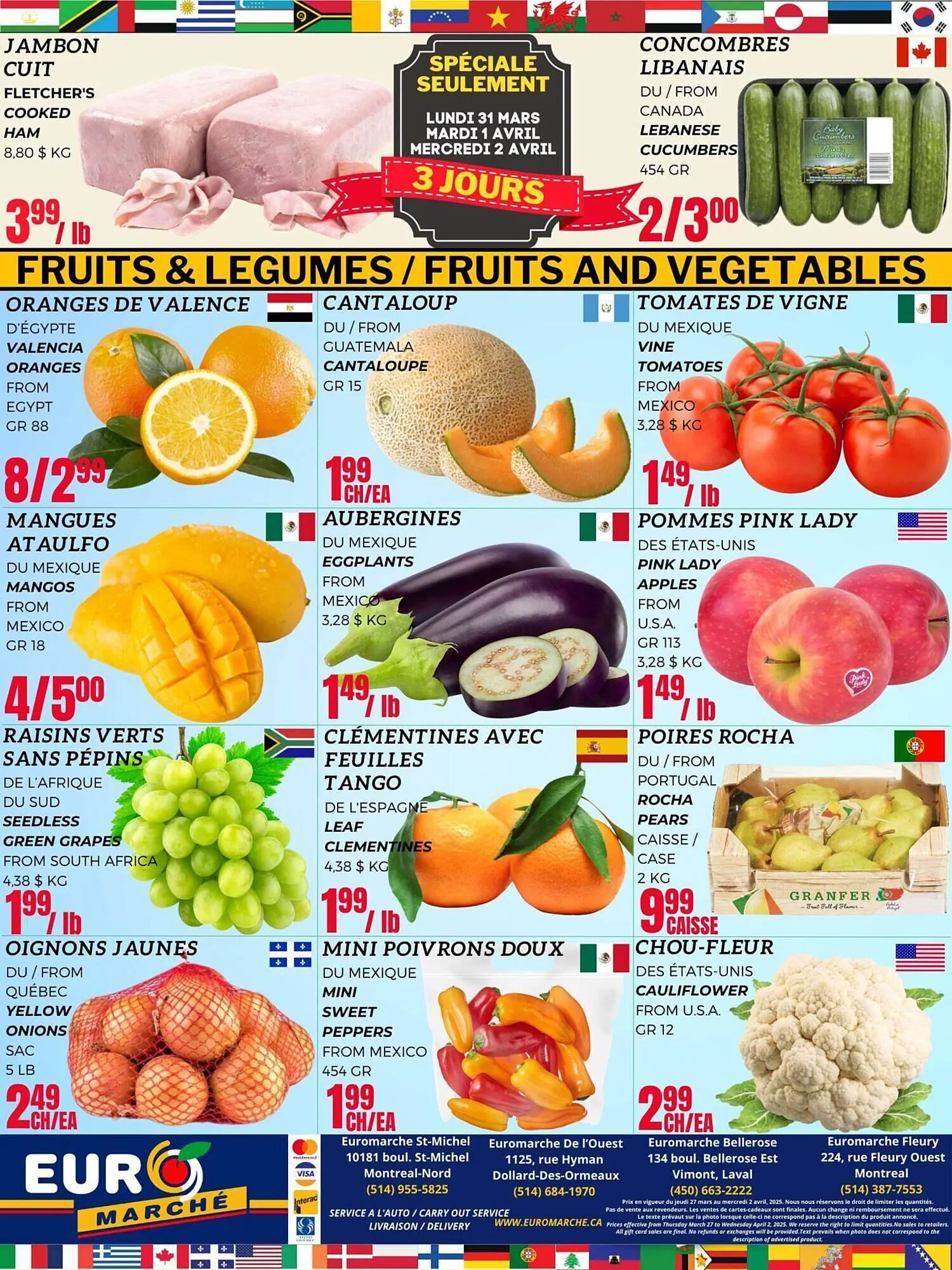 Euromarché flyer from March 28 to April 11 2025 - flyer page 5