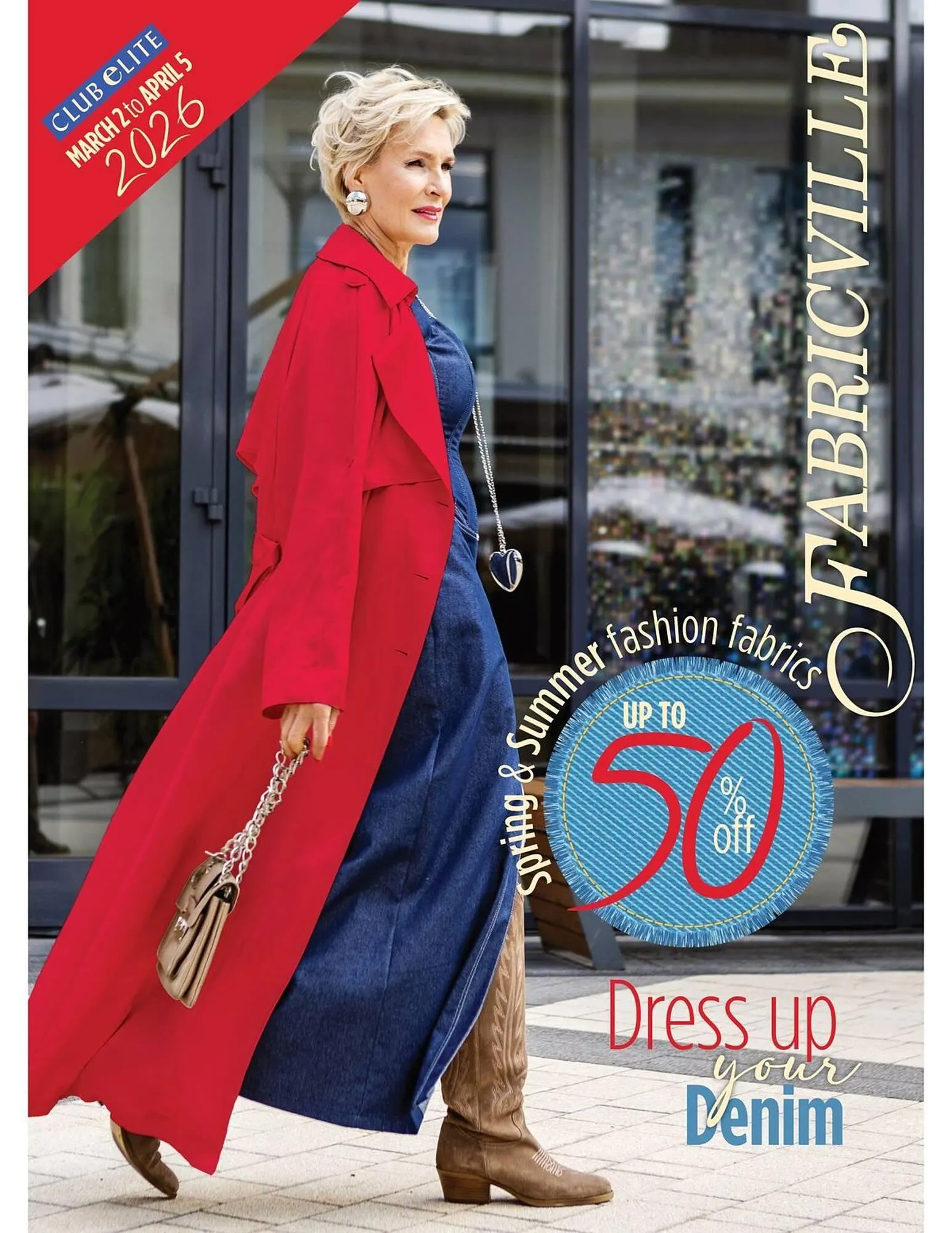 Fabricville flyer from March 2 to April 5 2026 - flyer page 1