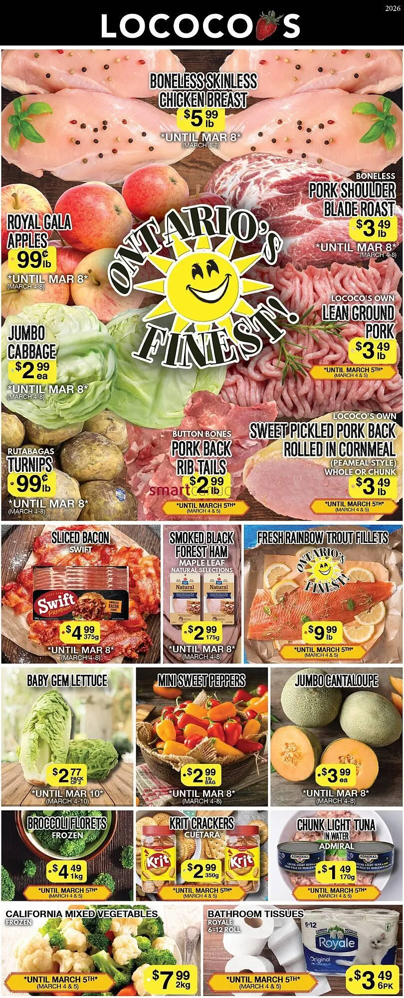 Lococo's flyer from March 4 to March 8 2026 - flyer page 1