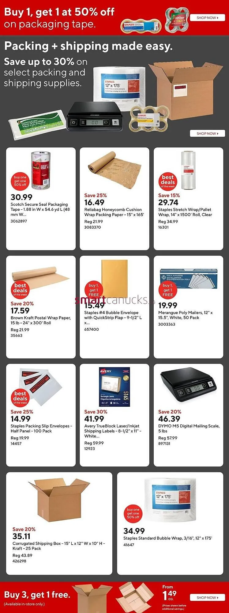 Staples flyer from March 14 to March 20 2025 - flyer page 11