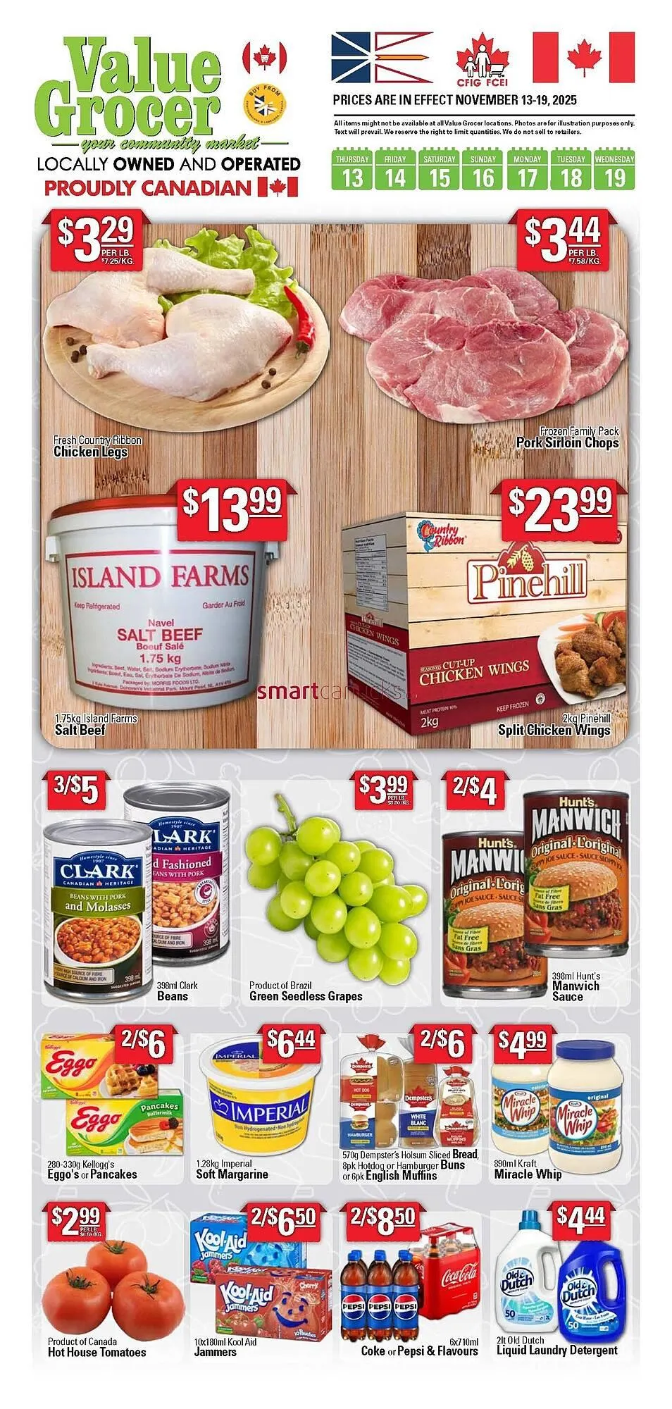 Value Grocer flyer from November 13 to December 10 2025 - flyer page 1
