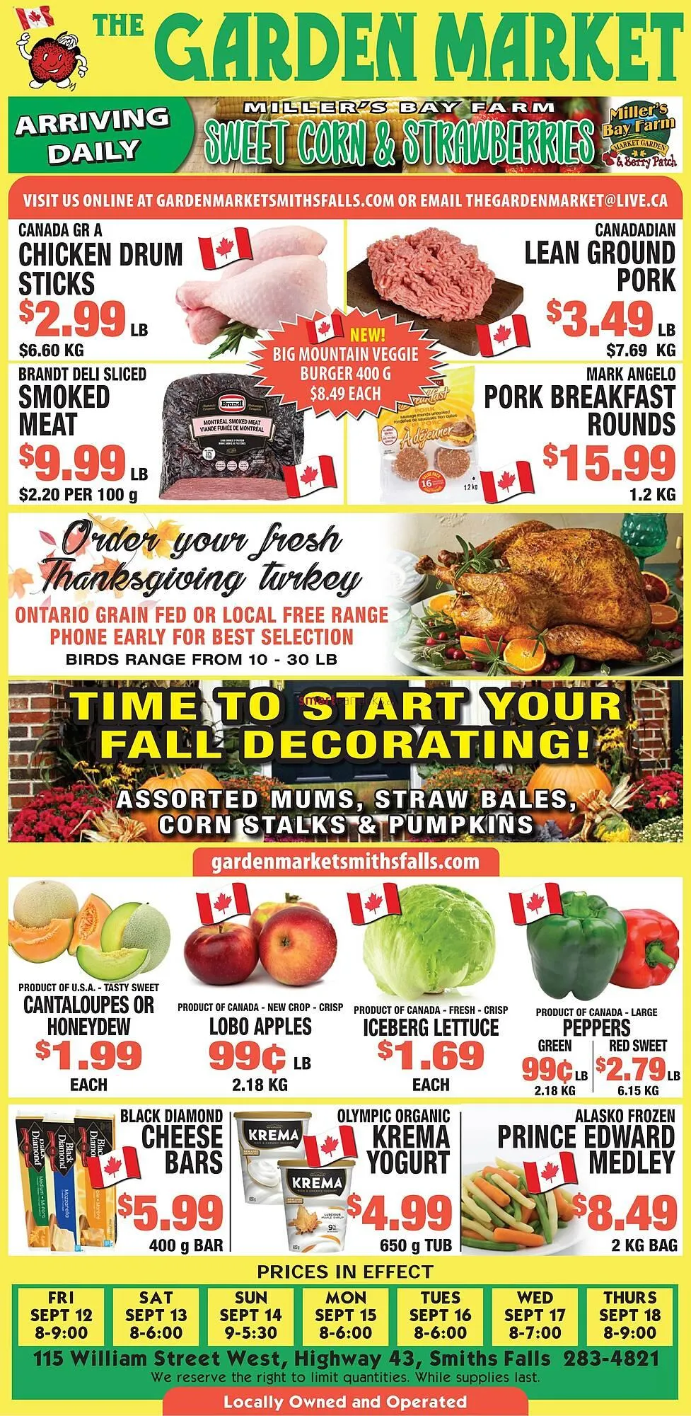 The Garden Market flyer from September 12 to September 18 2025 - flyer page 1
