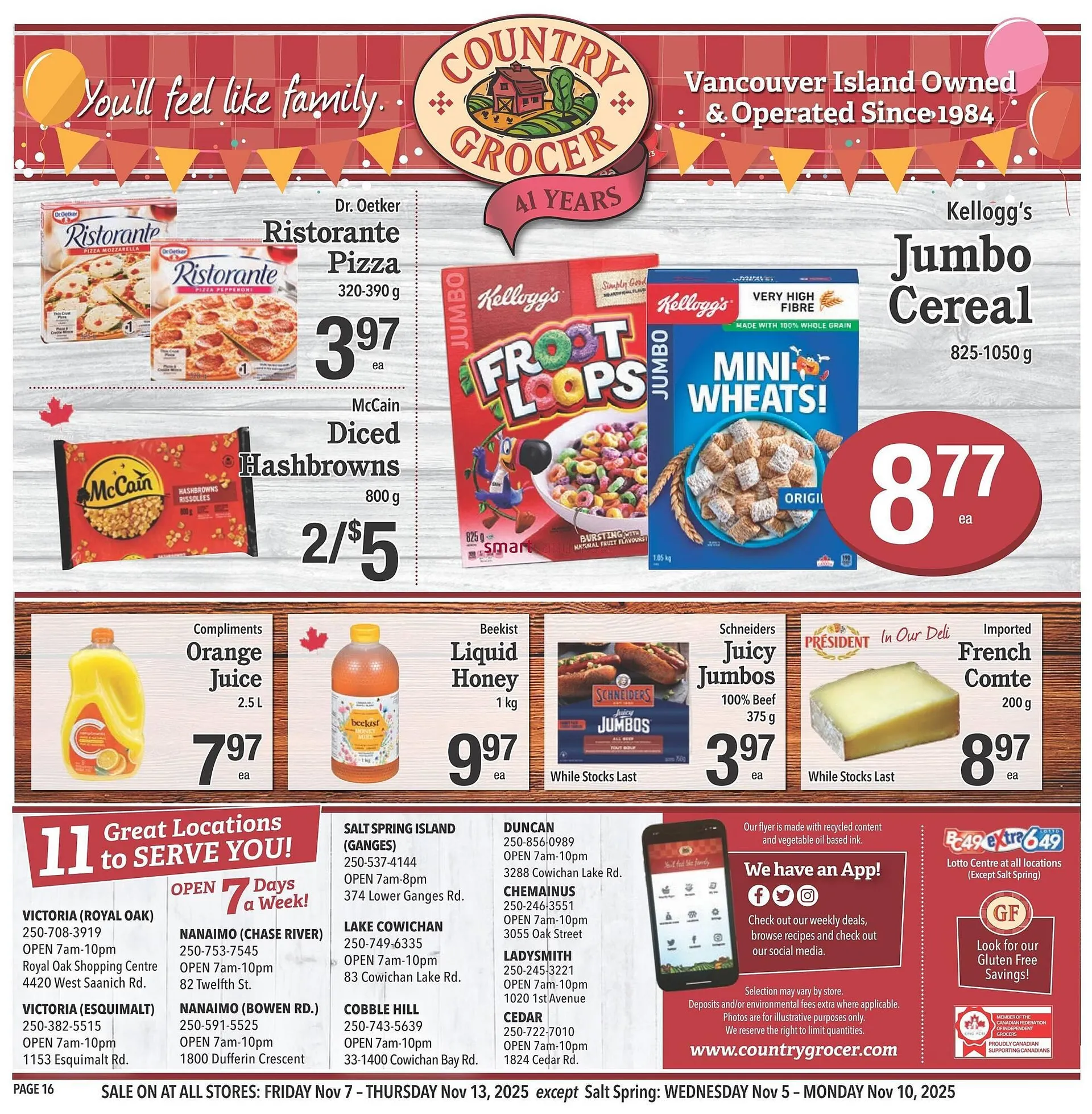 Country Grocer flyer from November 6 to November 12 2025 - flyer page 16