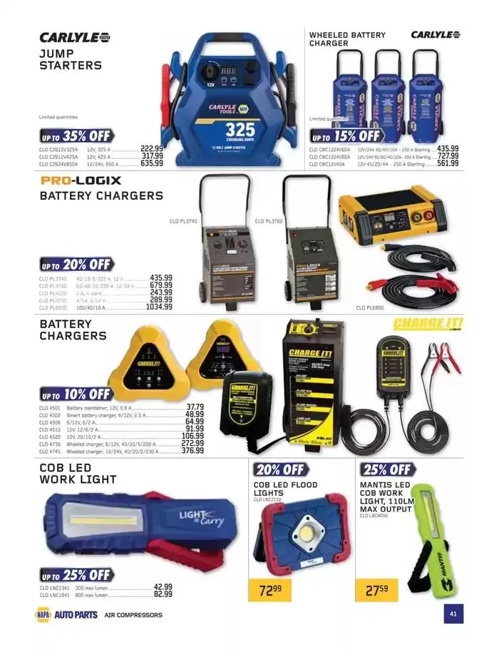 Top offers for smart savers from January 1 to March 31 2025 - flyer page 41