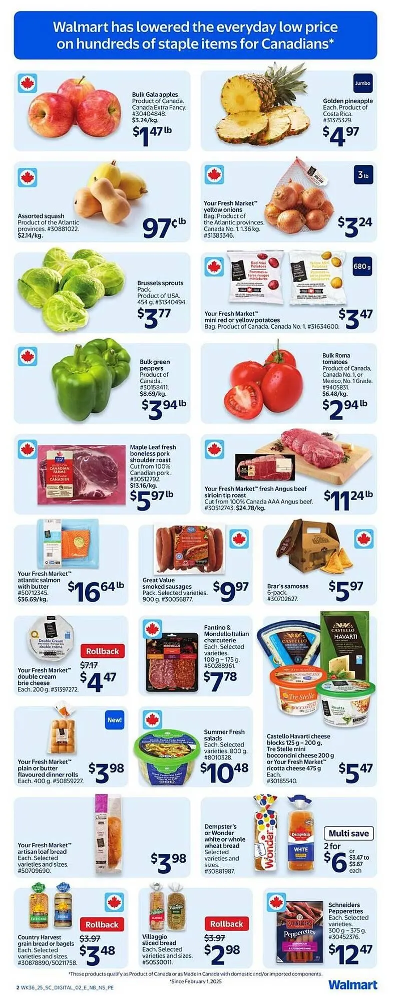 Walmart flyer from October 1 to October 8 2025 - flyer page 6