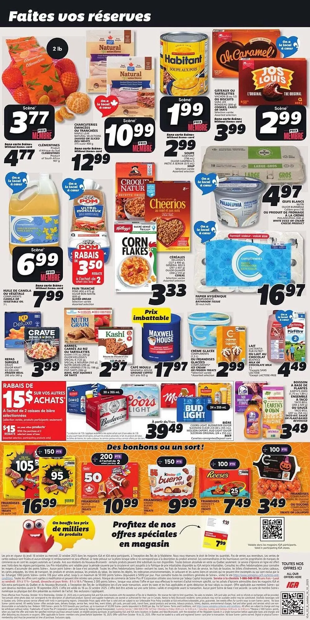 IGA flyer from October 15 to October 22 2025 - flyer page 2