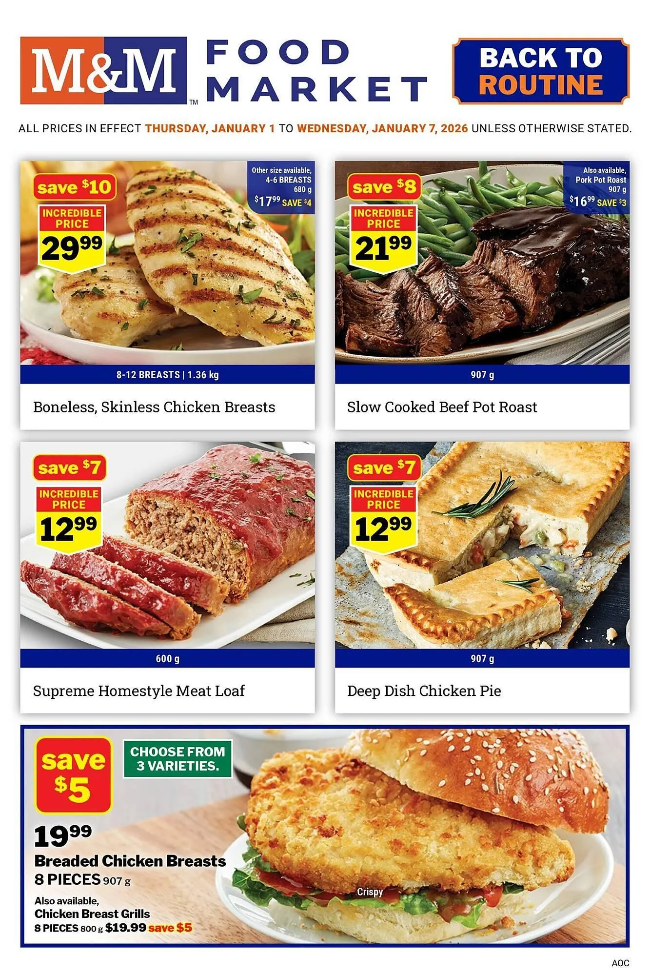 M & M Food Market flyer from December 31 to February 1 2026 - flyer page 1