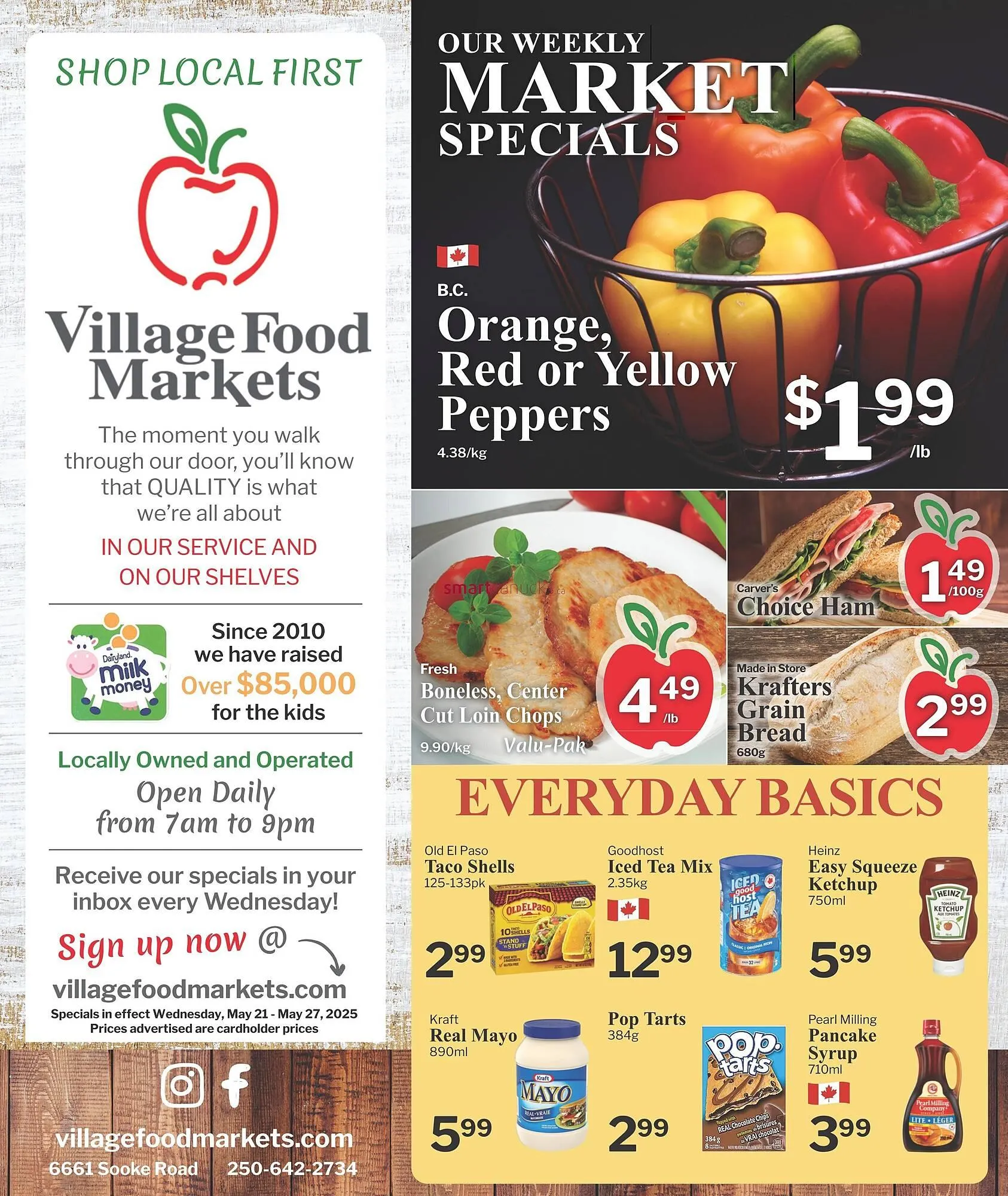 Village Food Markets flyer from May 21 to June 17 2025 - flyer page 1